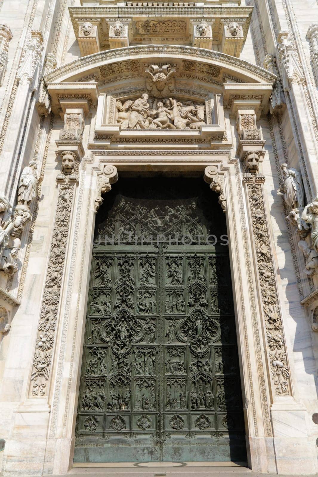 The Milan Cathedral or Duomo di Milano is the gothic cathedral church of Milan
