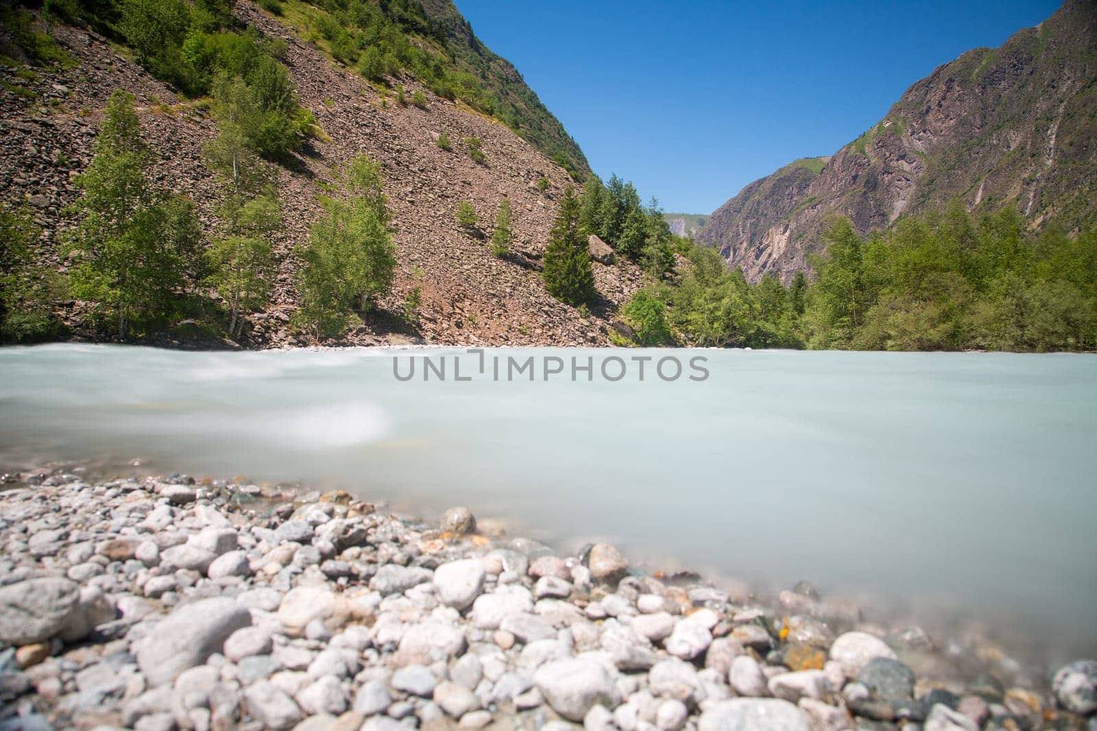 The Veneon river in the Oisans Region, France