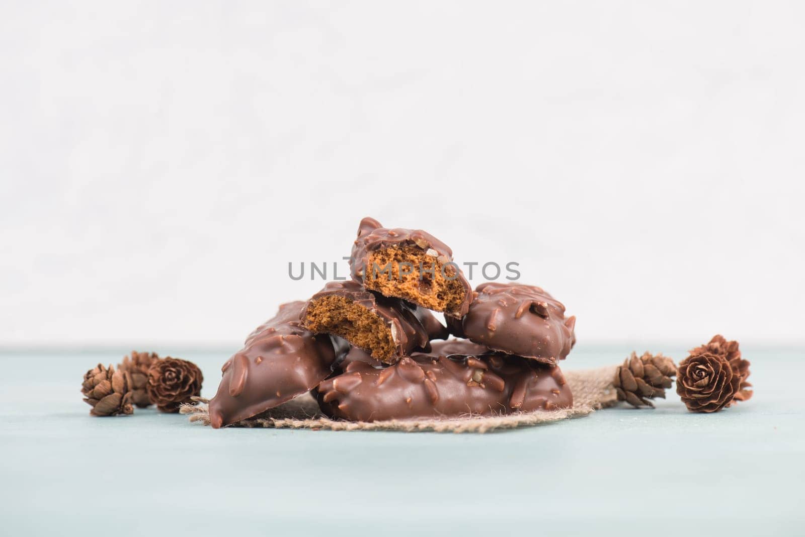 Nurnberg elisen gingerbread with almonds, traditional german christmas sweets