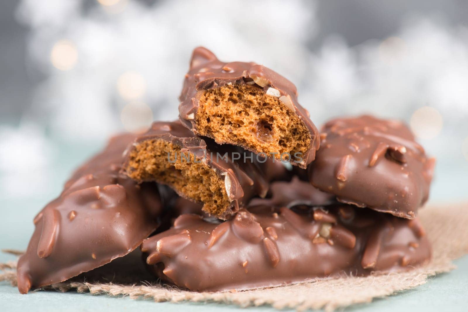 Nurnberg elisen gingerbread with almonds, traditional german christmas sweets