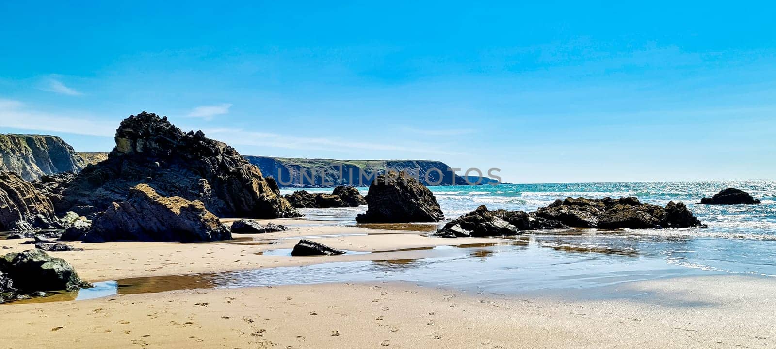 Welsh beach - Marloes Sands, Pembrokeshire, Wales, United Kingdom