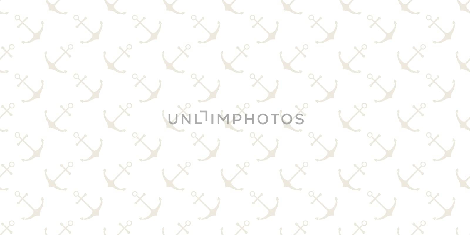 Nautical seamless pattern with ship wheels and anchors. Vector illustration