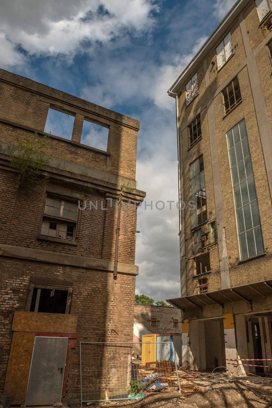 conversion and restoration of an old factory site into apartments