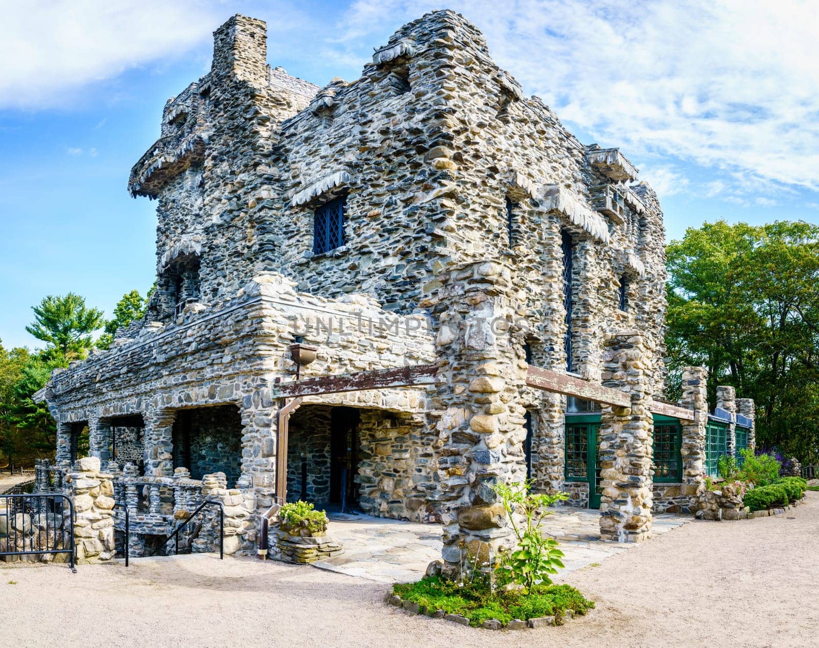 Former private residence of an American actor William Gillette in Gillette Castle State Park in Connecticut