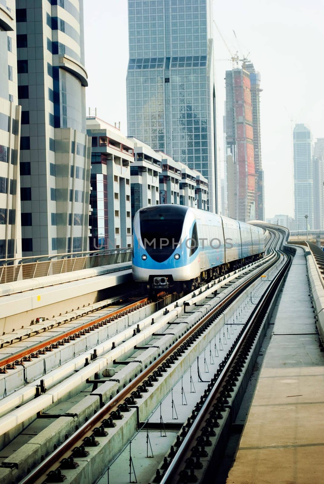 Train in dubai, United Arab Emirates