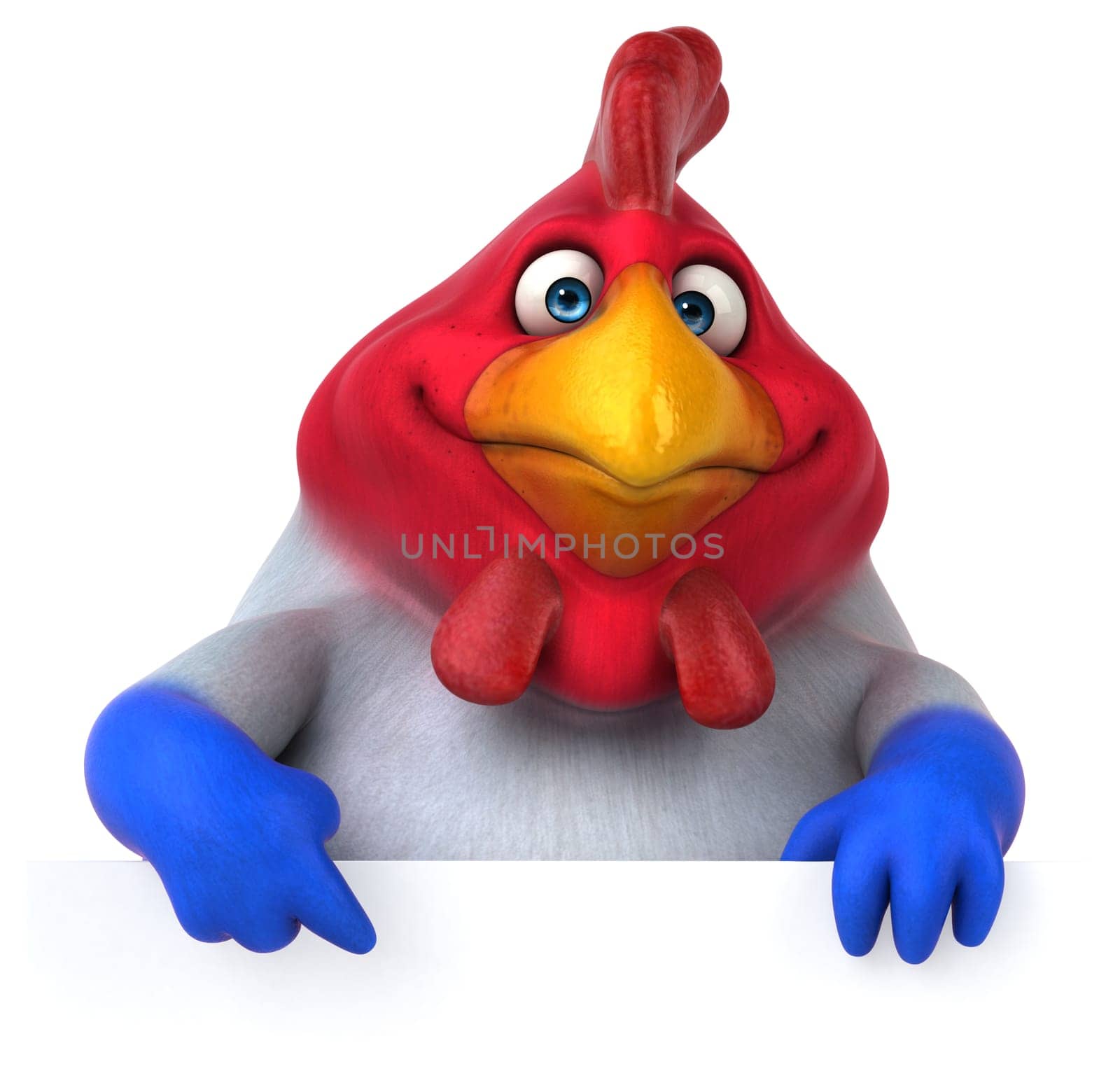 French chick - 3D Illustration
