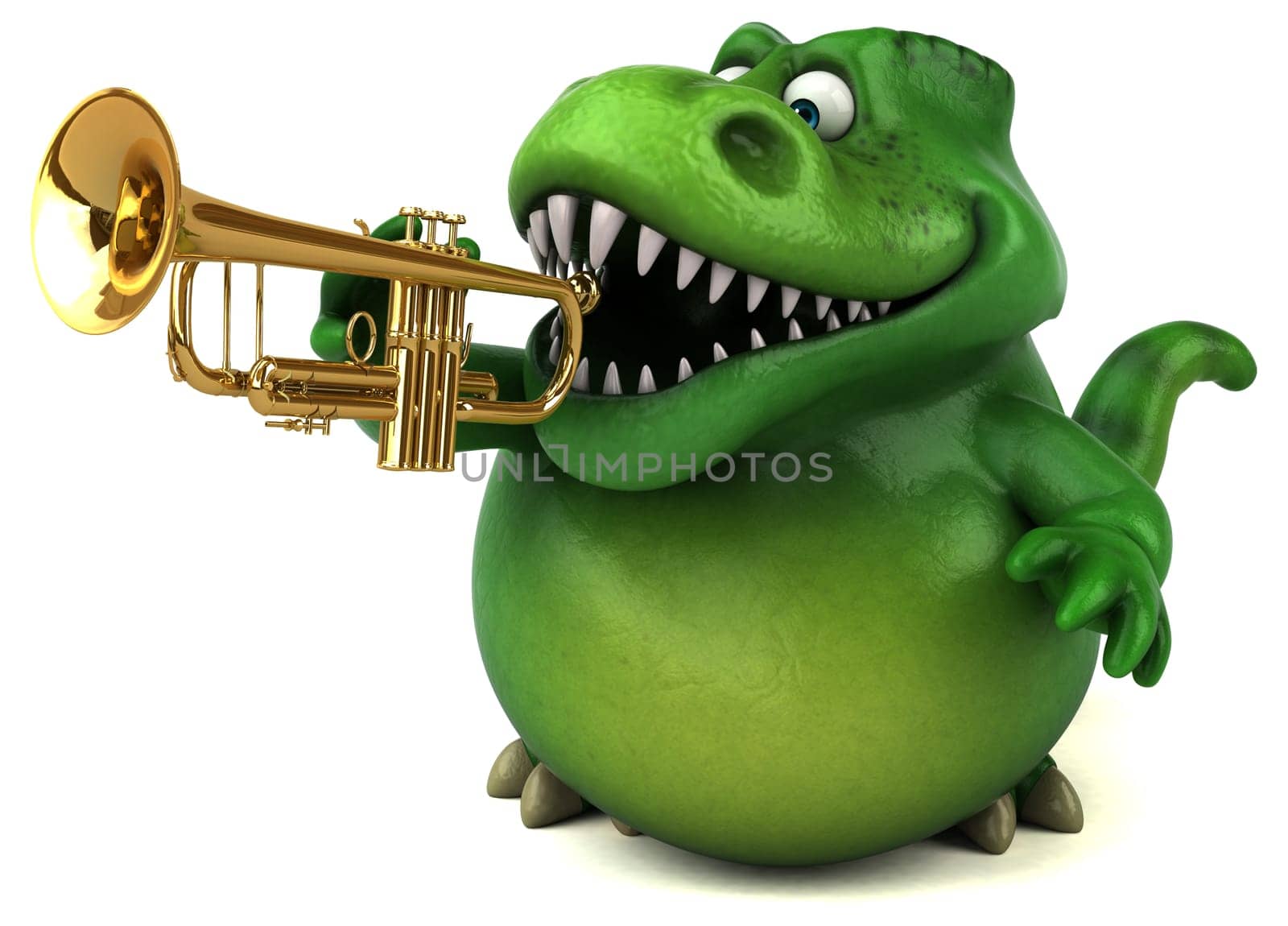 Fun Trex - 3D Illustration