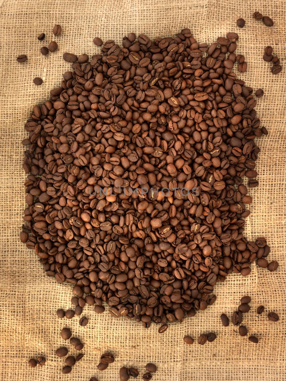 A close up shot of coffee beans