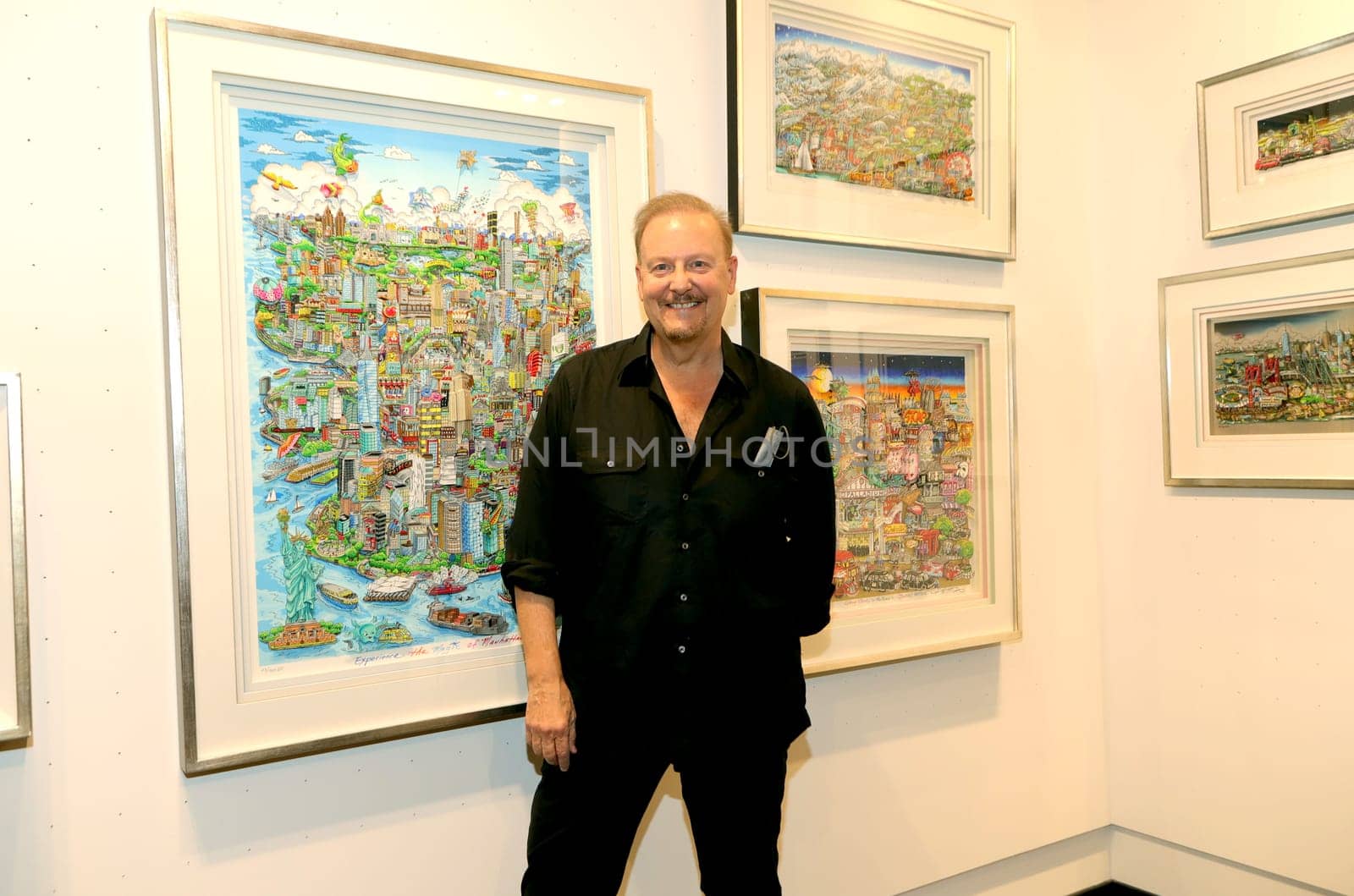 Charles Fazzino at the Galerie Mensing Hamburg . exhibition of Charles Fazzino artwork in Germany 2021
