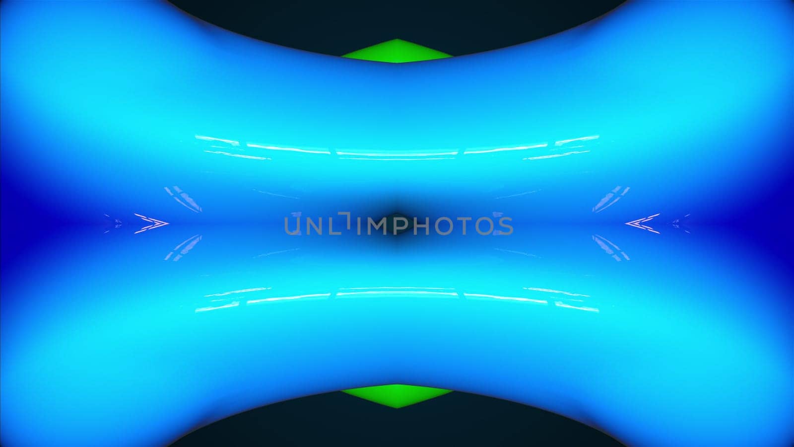 Floral 3d render of mirror fractals with complex natural tracery. Futuristic blurry textures of trendy surrealism. Abstract kaleidoscope of spring bloom and festive mood