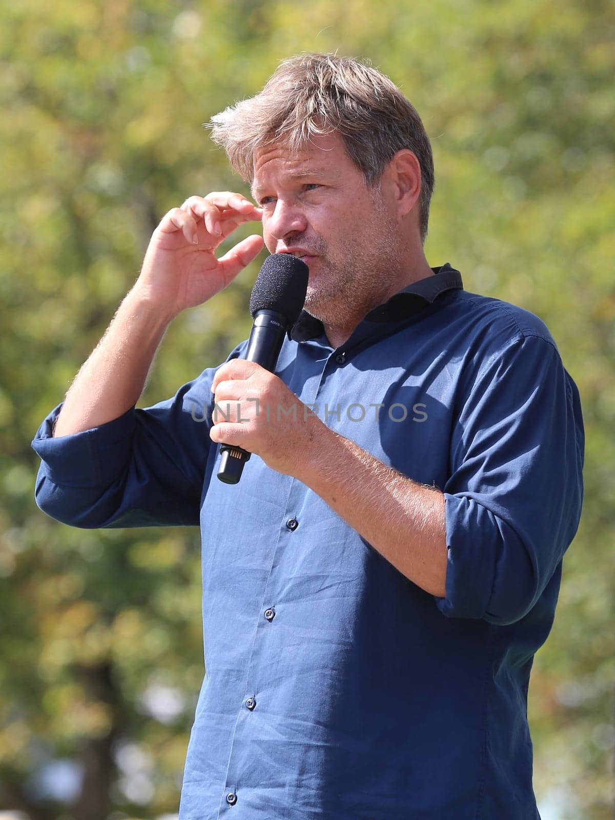 deutscher Politiker Robert Habeck Partei Bündnis 90 Die Grünen