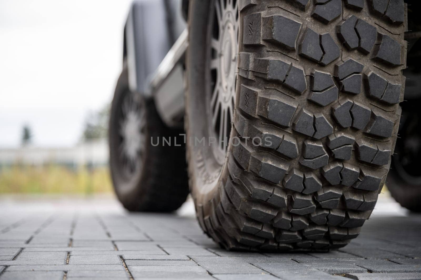 car tires from a offroadcar