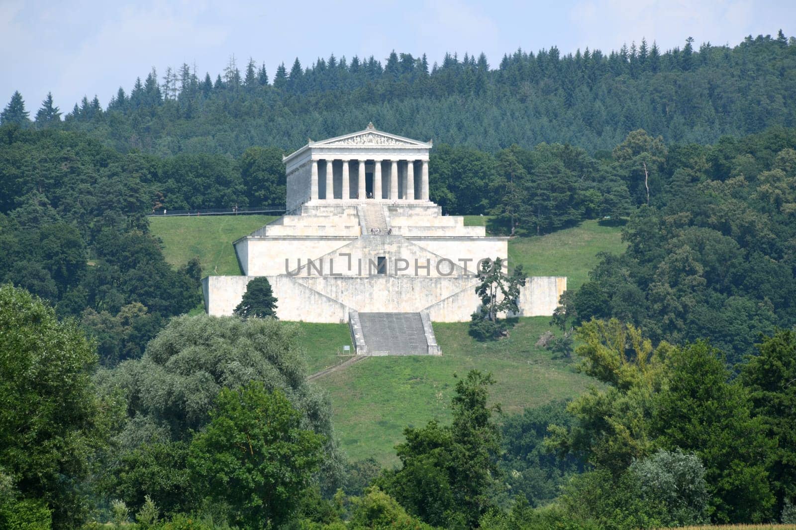 The Walhalla memorial in Donaustauf near Regensburg was inaugurated in 1842. Inside the Hall of Fame there are marble busts of important Germanic personalities.