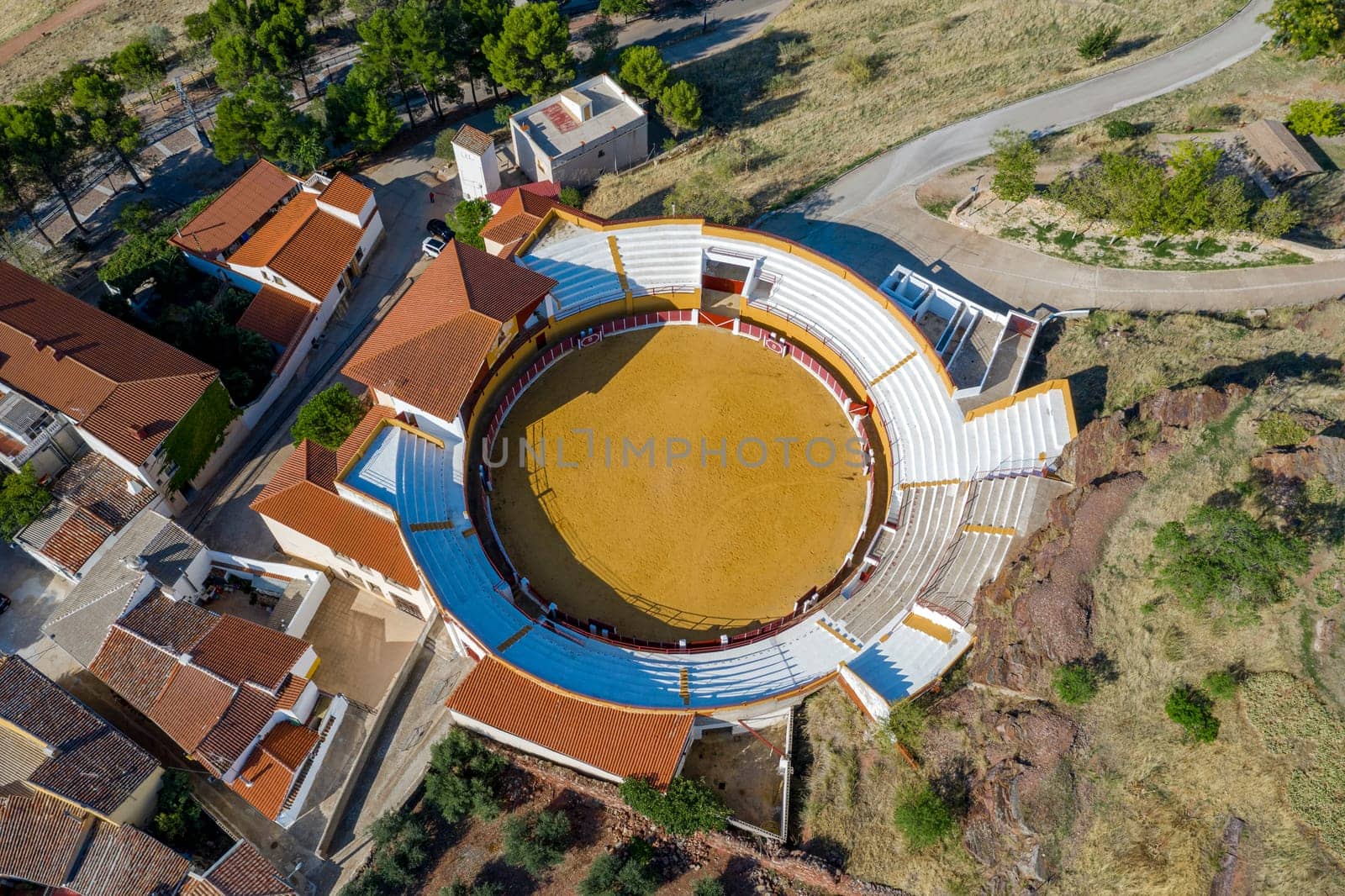 Bullring of Alcaraz, Albacete Spain. With a Capacity of 1,250 seats.