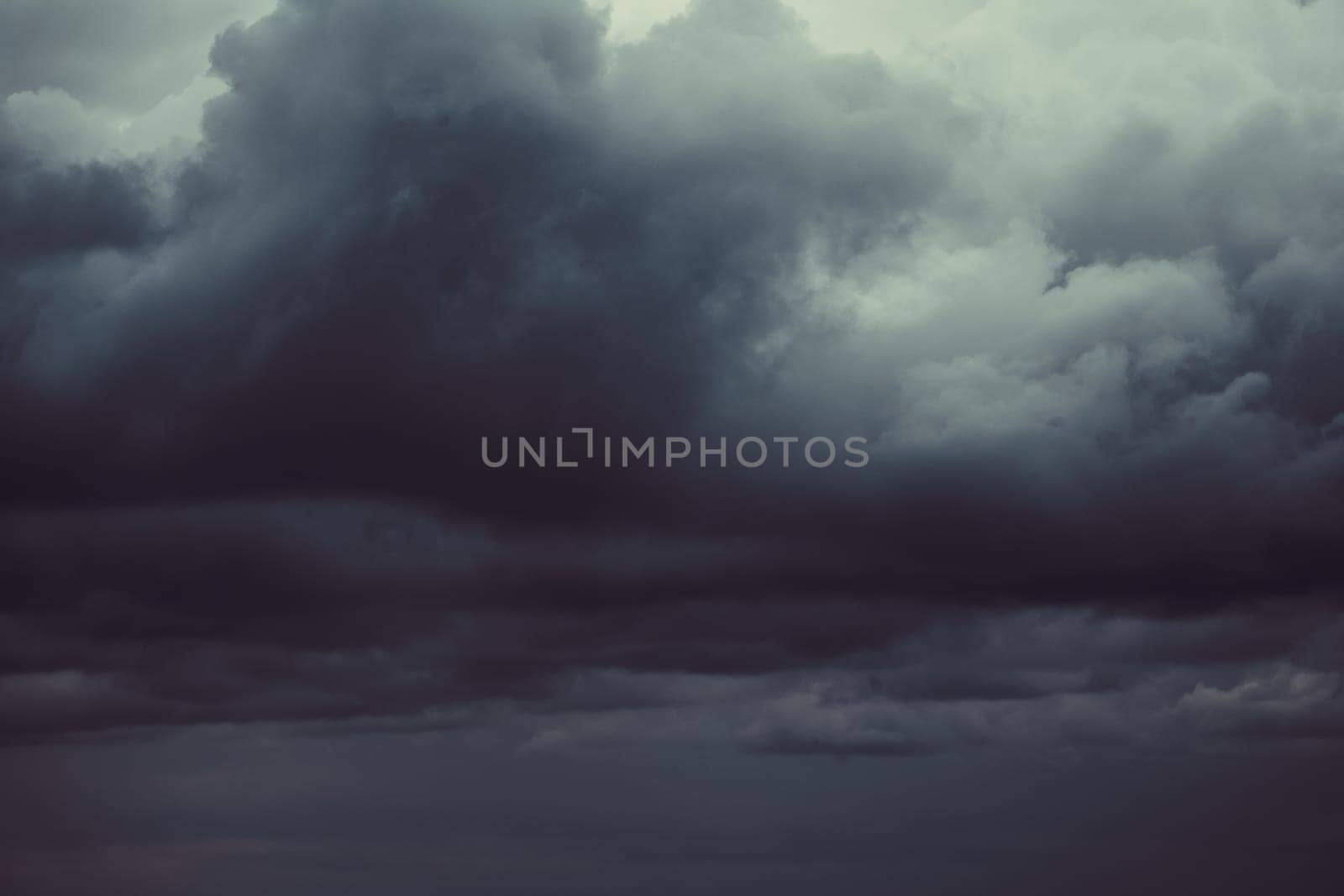 Dark moody storm clouds. Ominous warning