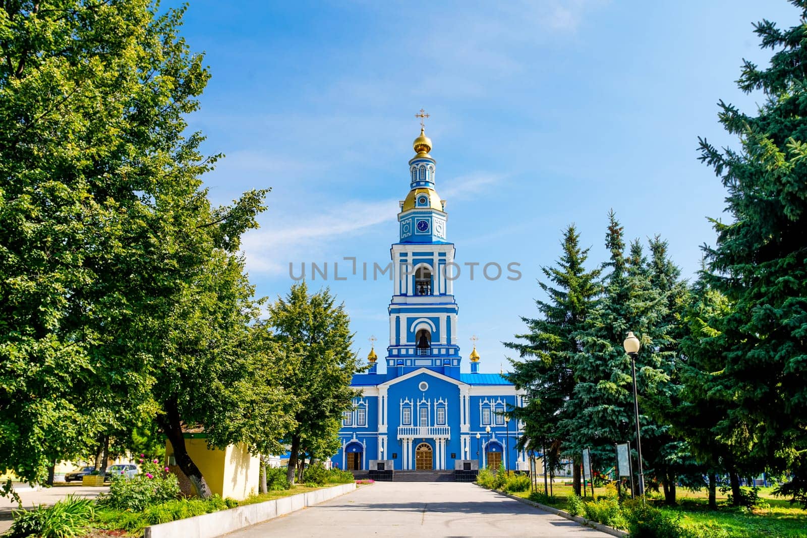 The Orthodox Church. Savior-Ascension Cathedral.  Ulyanovsk. Russia.