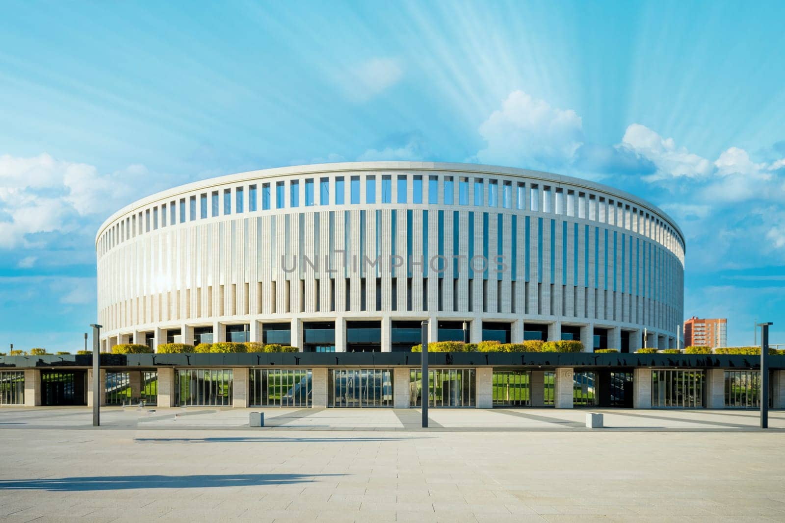 Football stadium Krasnodar. Stadium FC Krasnodar