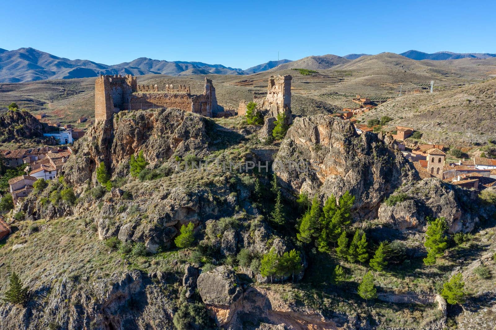 Castle of Arandiga, region of the Community of Calatayud Zaragoza spain