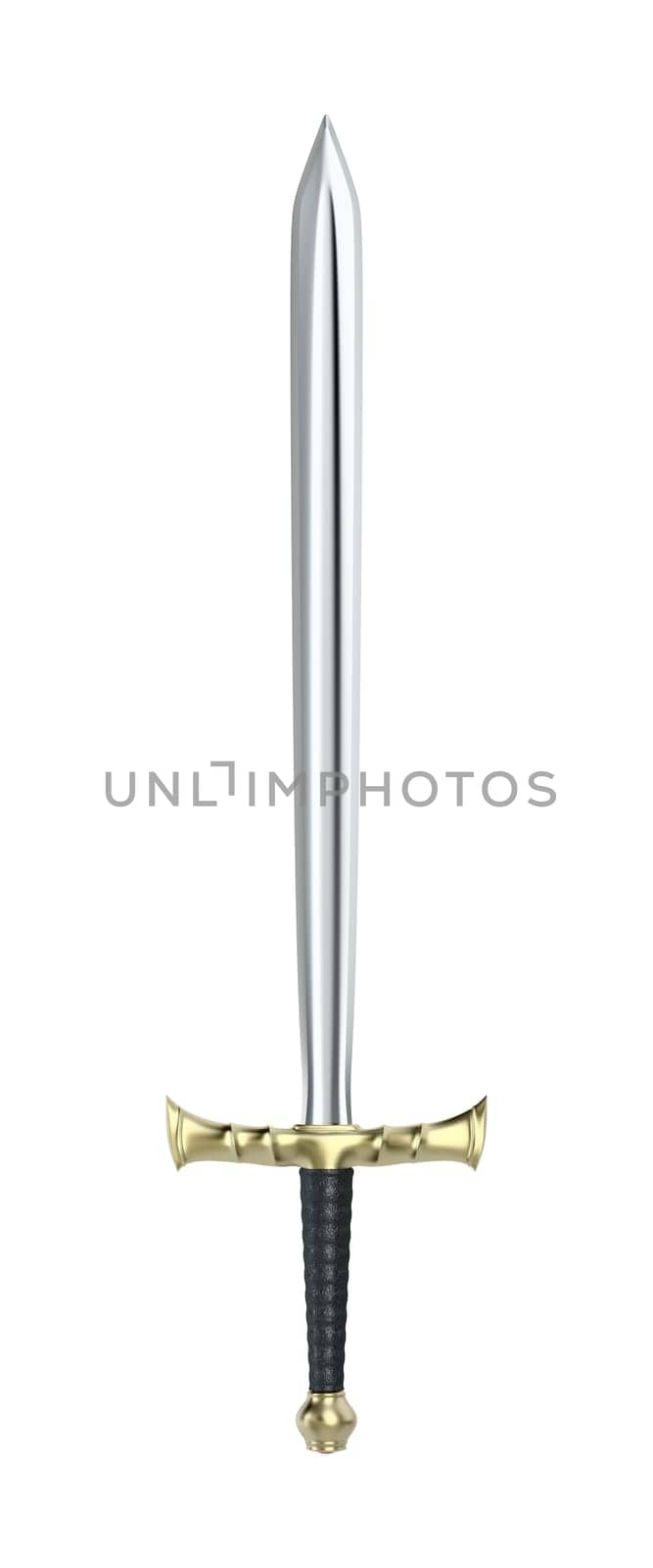 Sword isolated on white background