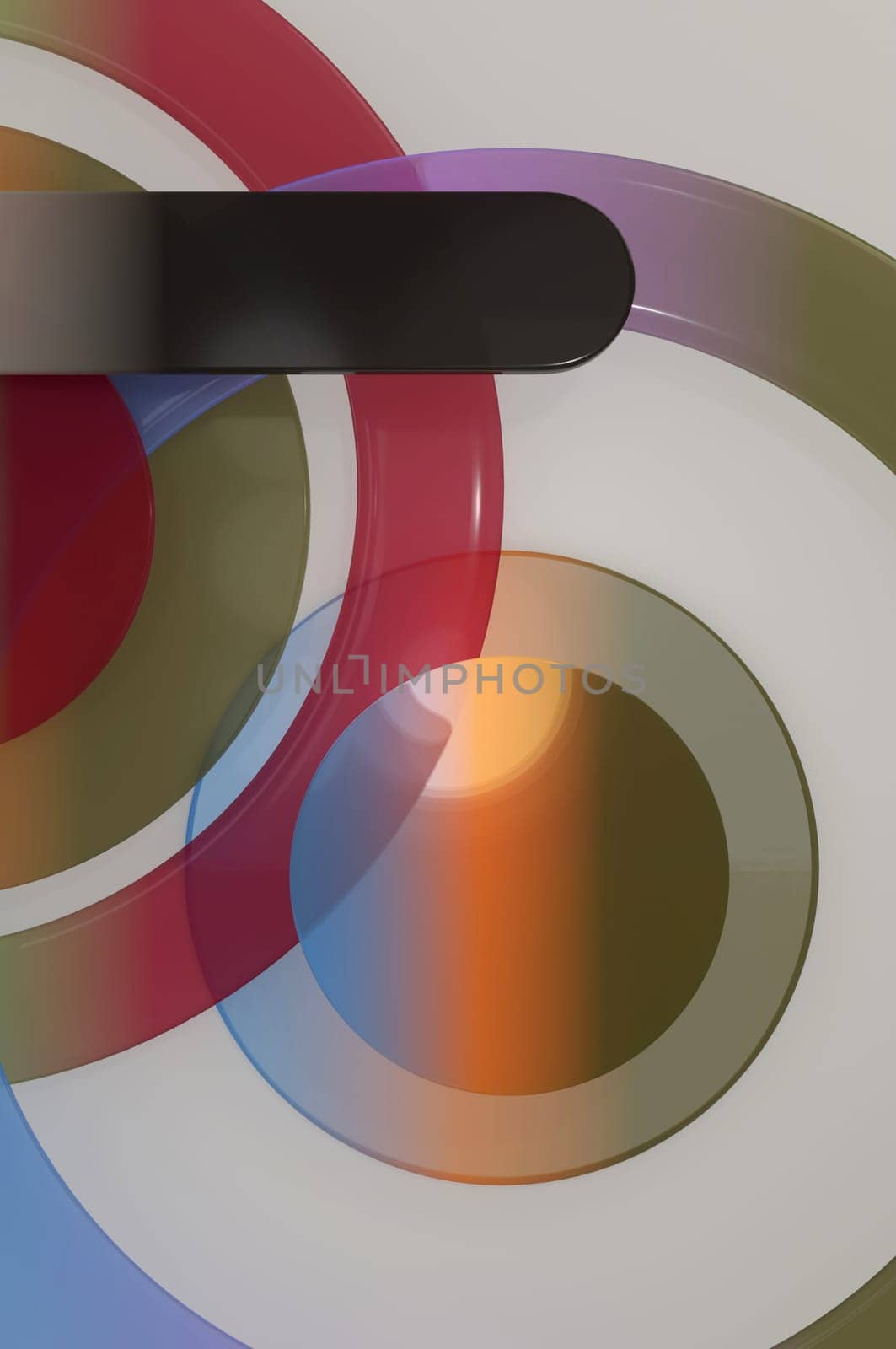 3d illustration. minimal cycle linear style design . flyer, stylish brochure, greeting card, cover.