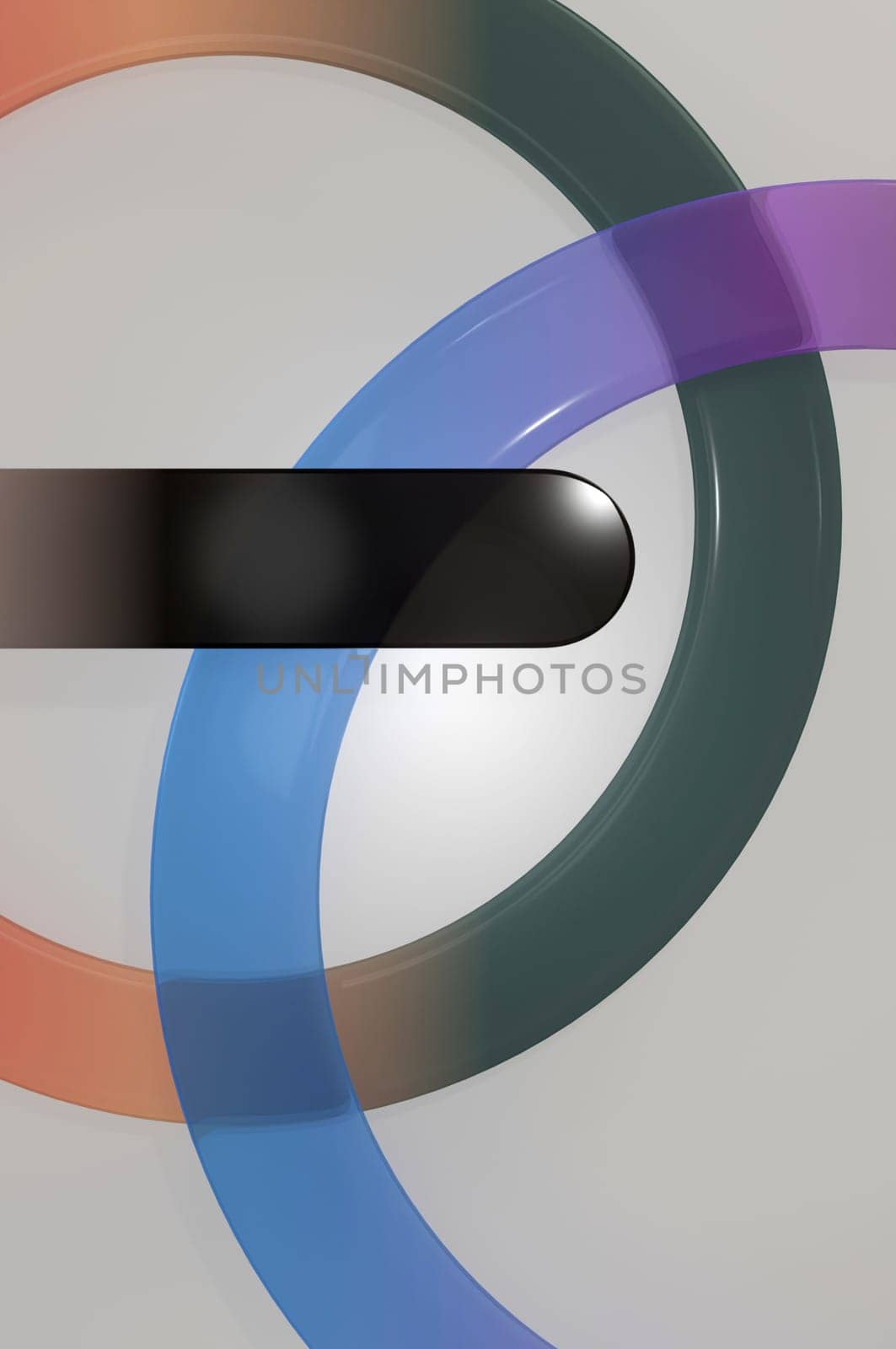 3d illustration. minimal cycle linear style design . flyer, stylish brochure, greeting card, cover.
