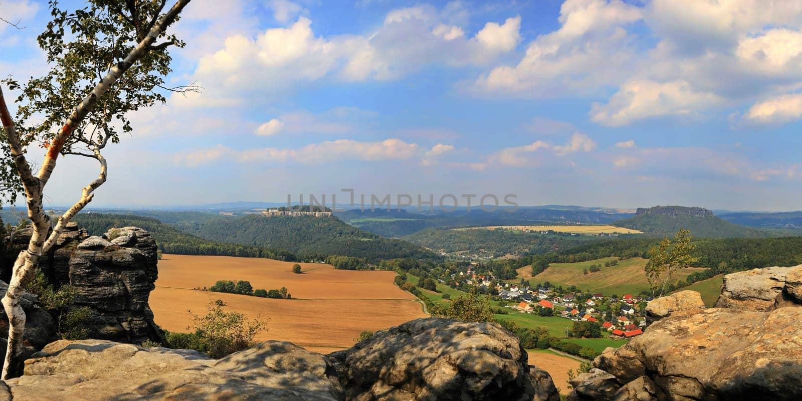 The Pfaffenstein is a unique viewing platform in the Elbe Sandstone Mountains near Königstein