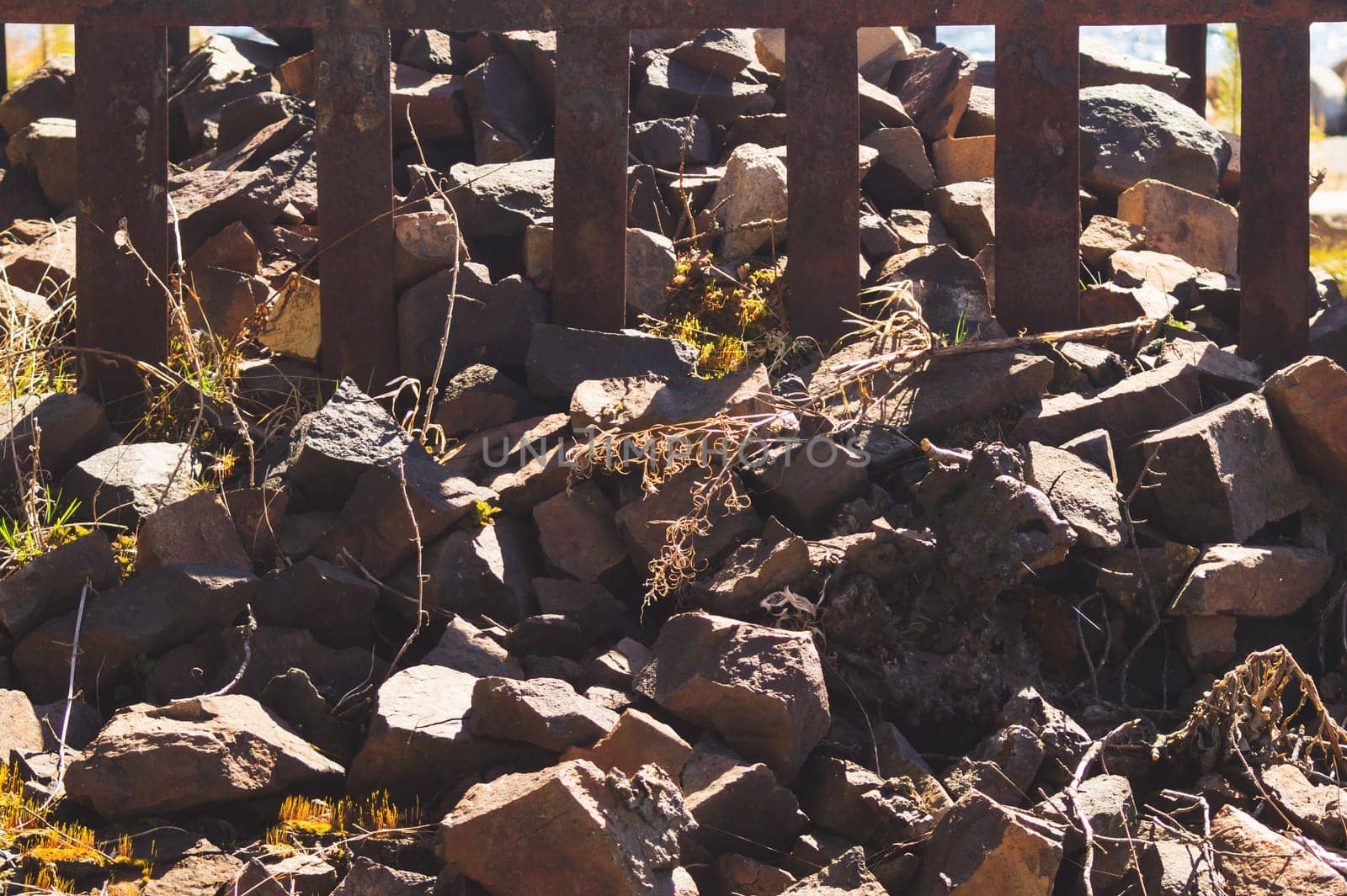 Rough stone wall. wall from natural stones background
