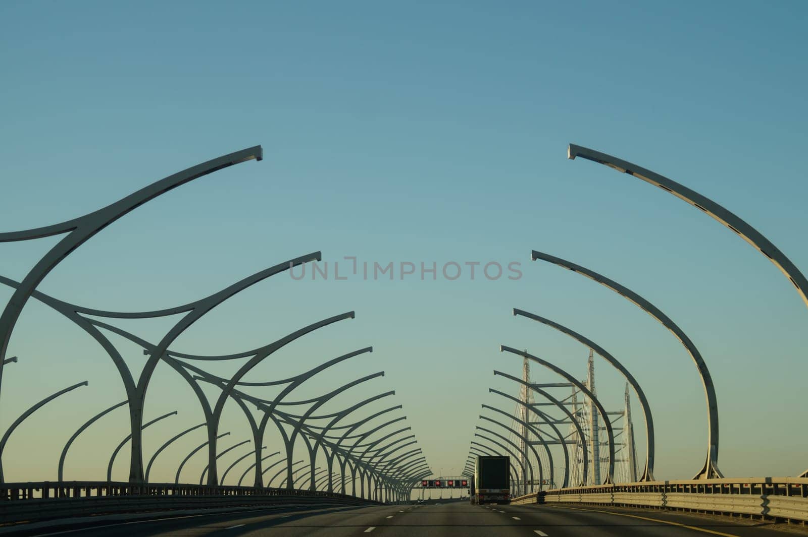 Car driving on a highway. auto moving on a roadway background