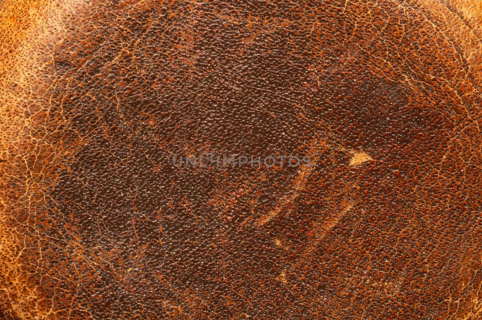 Brown leather texture close up. rough material abstract background