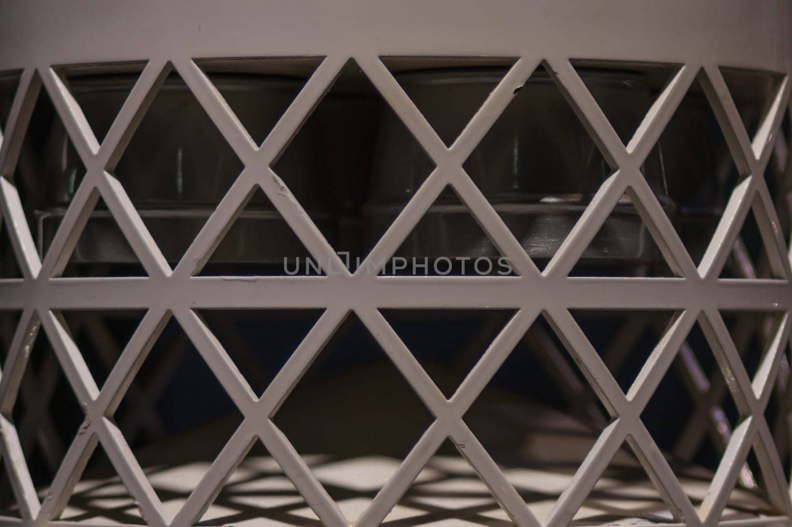 Metal grid of industrial detail background