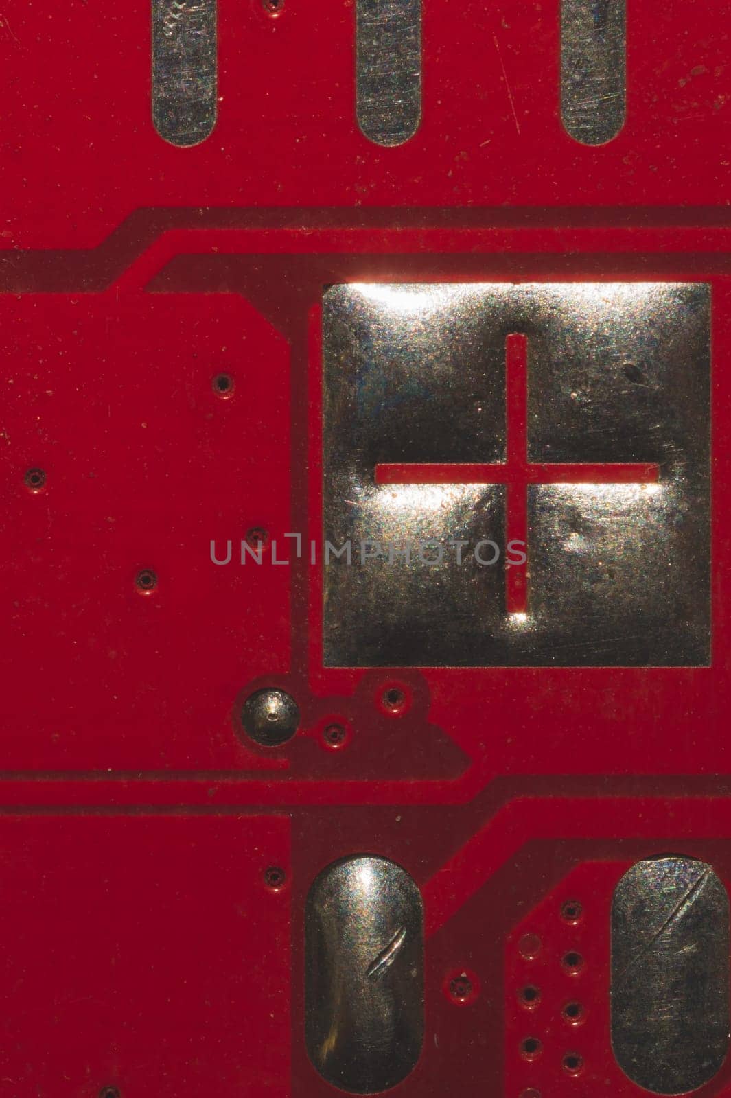Electronic circuit board abstract background. computer motherboard close up. modern technologies. micro elements of computer with connections and traces. Intelligent technology