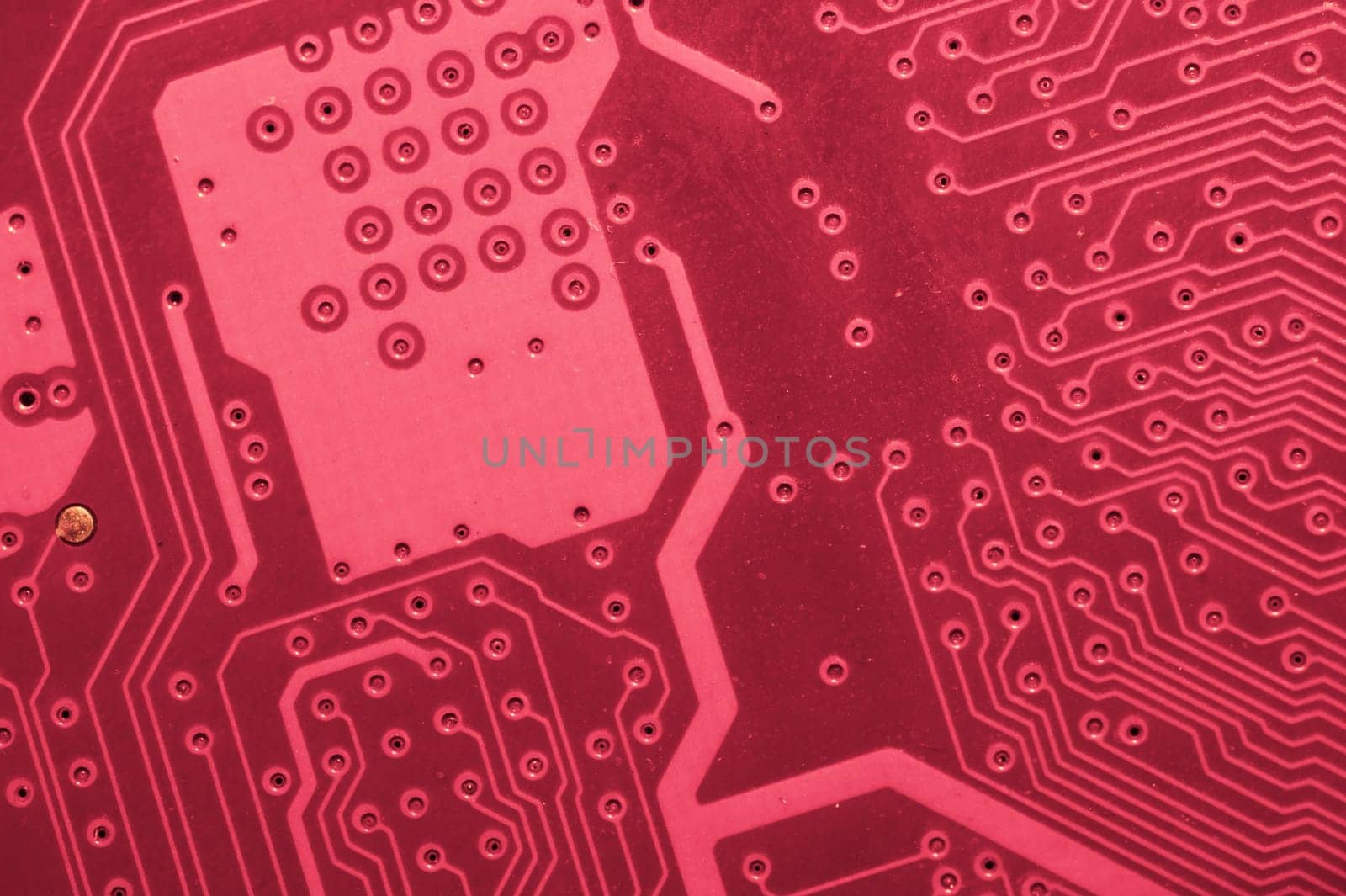Electronic circuit board abstract background. computer motherboard close up. modern technologies. micro elements of computer with connections and traces. Intelligent technology