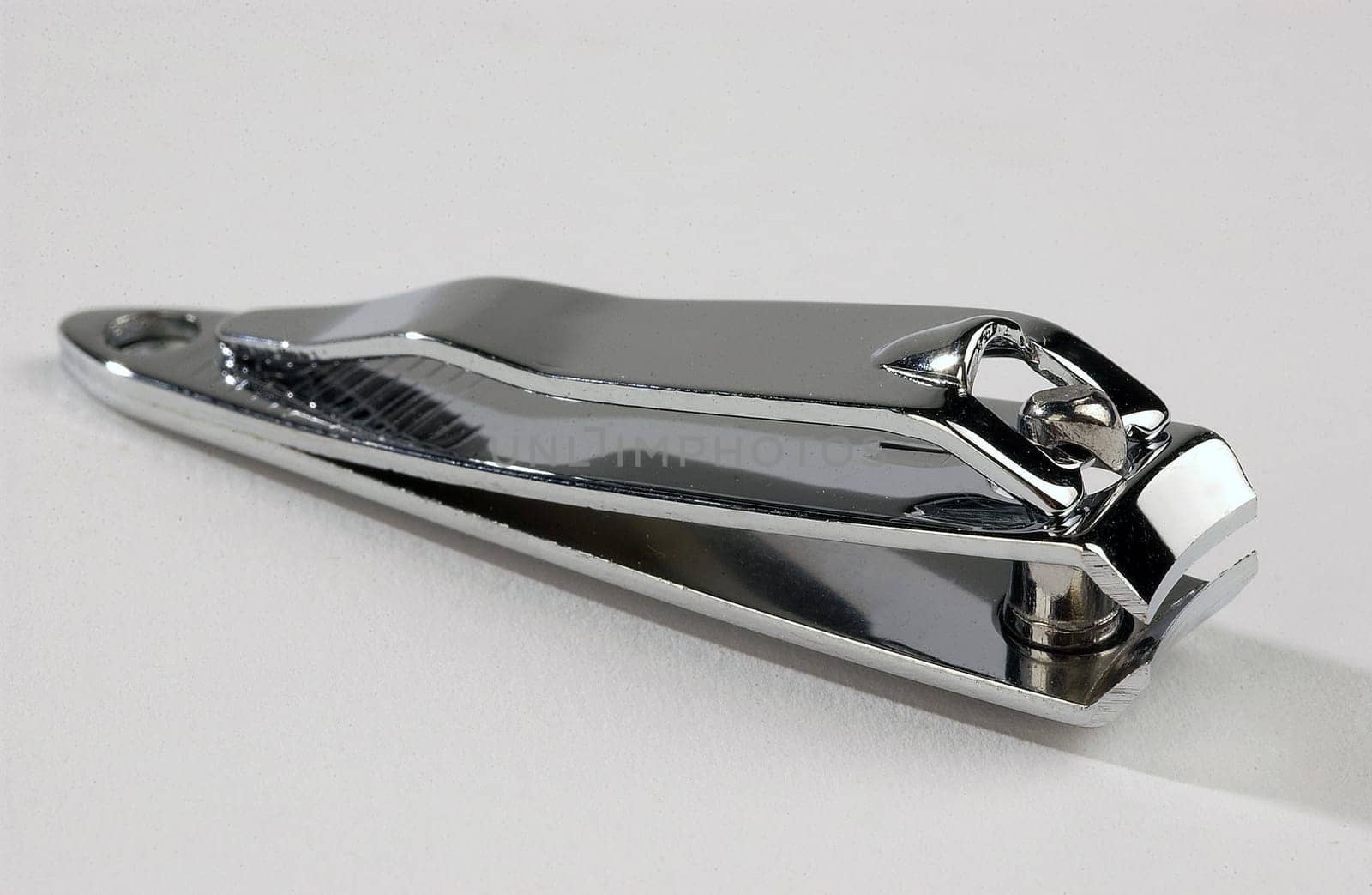 Nail clippers on a white background