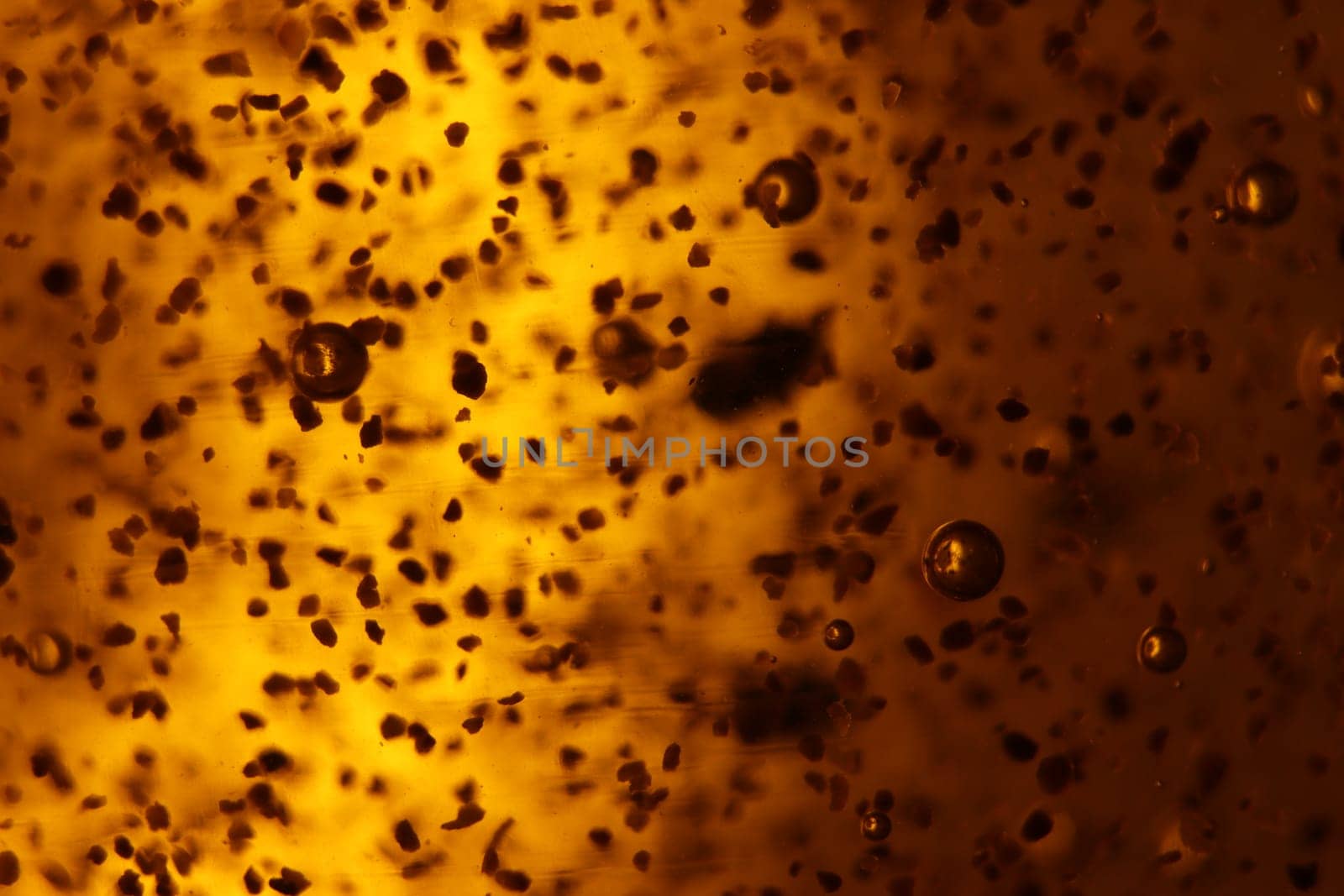 abstract golden background bubbles rare shapes different