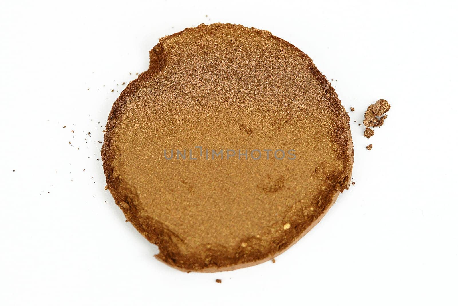 pressed powder on a white background