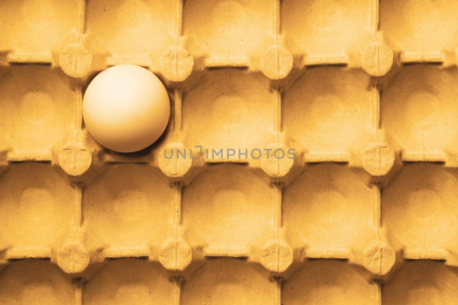 Egg in carton box background. food ingredient. protein nutrition. healthy breakfast. poultry egg