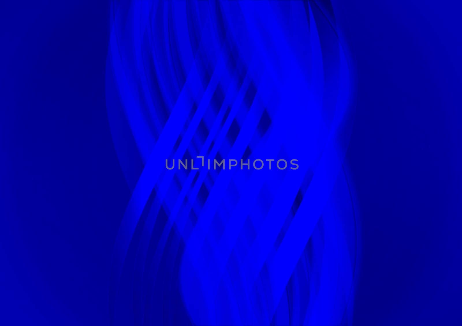 simple abstract background of blue curve lines