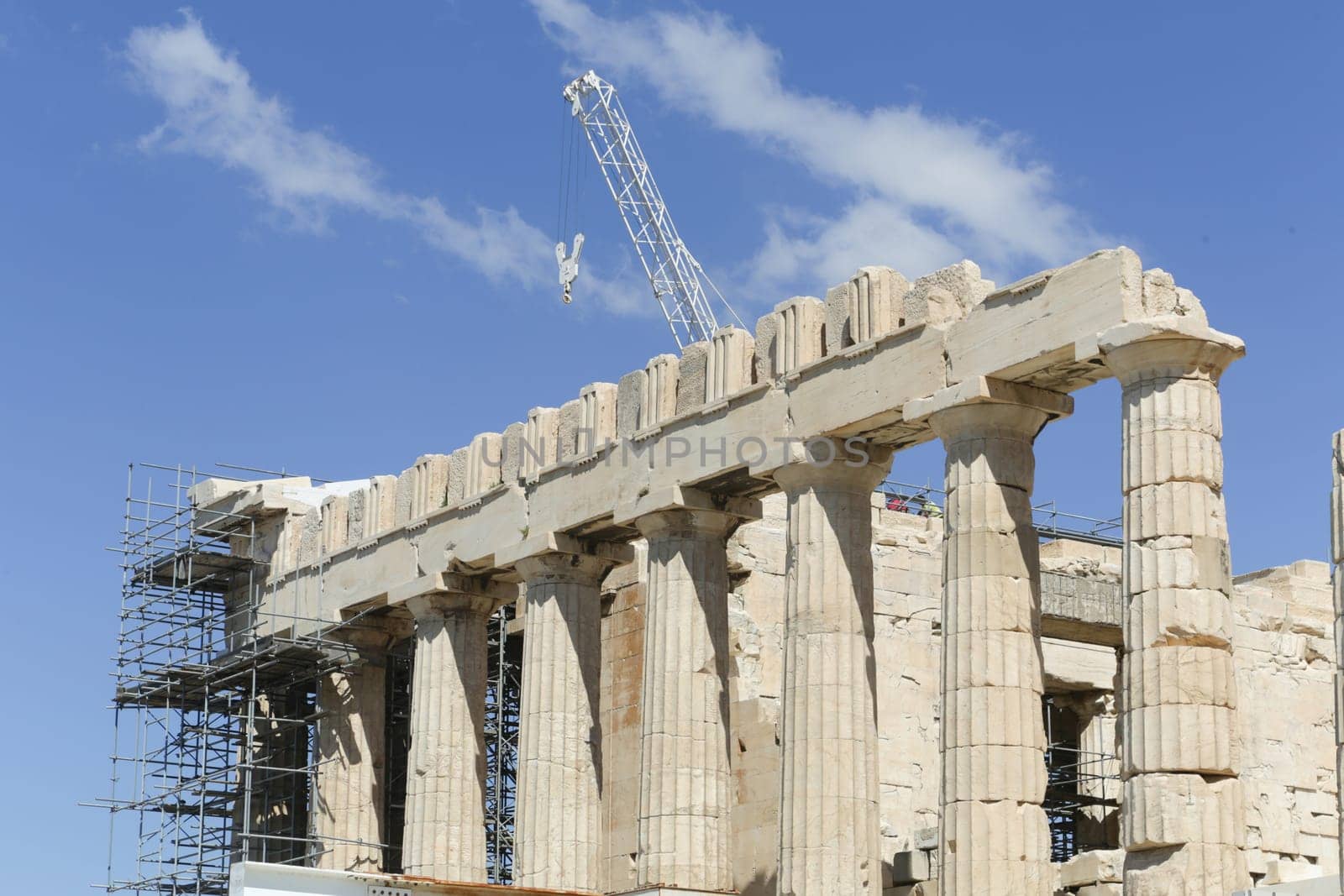 The Parthenon at the Acropolis in Athens, Greece