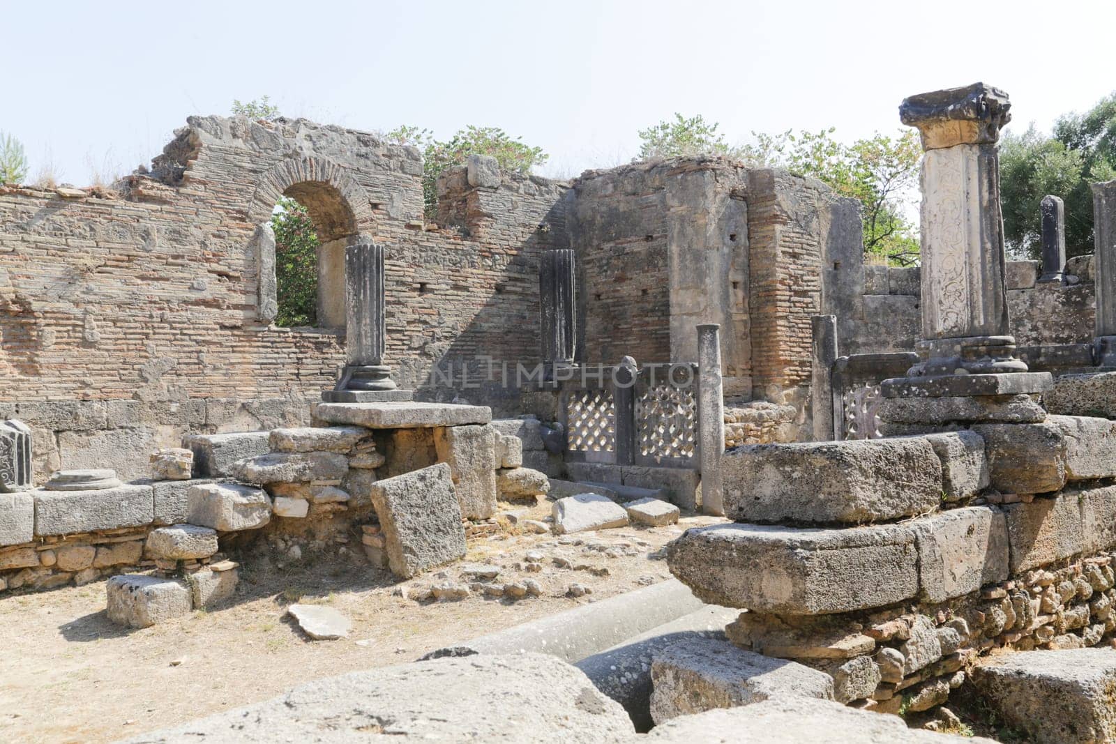 The archaeological site of ancient Olympia in Greece, birthplace of the olympic games - UNESCO world heritage site