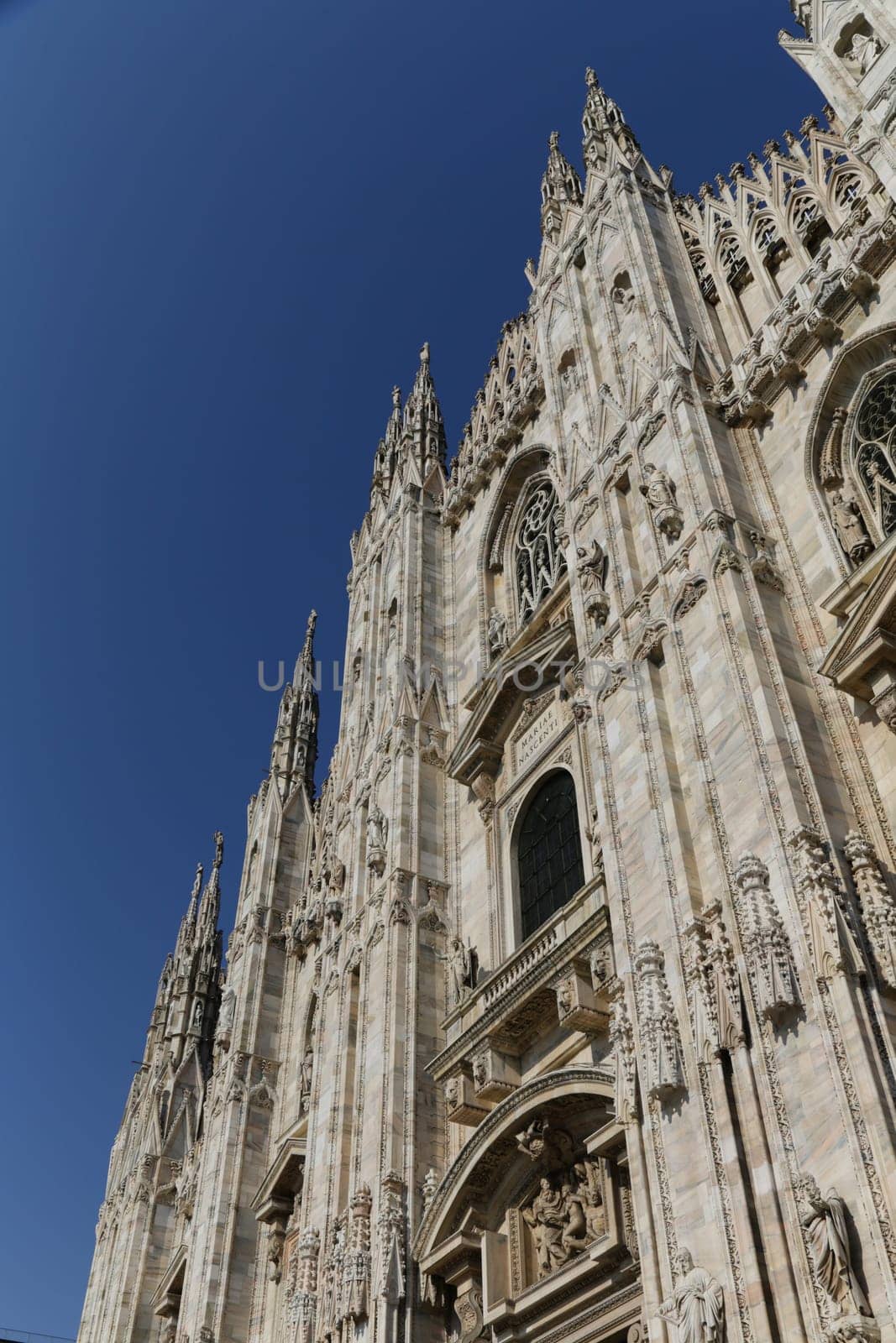 The Milan Cathedral or Duomo di Milano is the gothic cathedral church of Milan