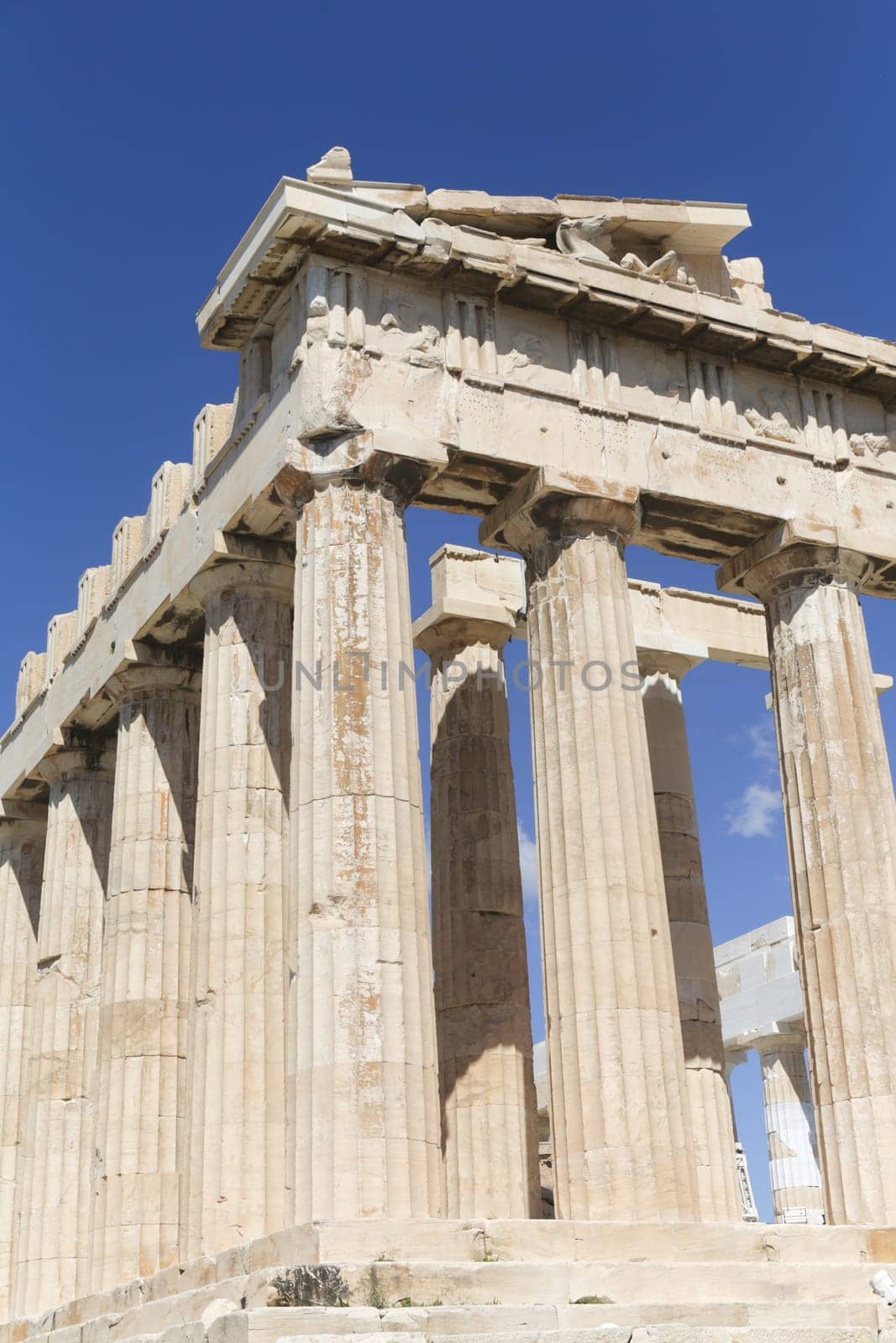 The Parthenon at the Acropolis in Athens, Greece