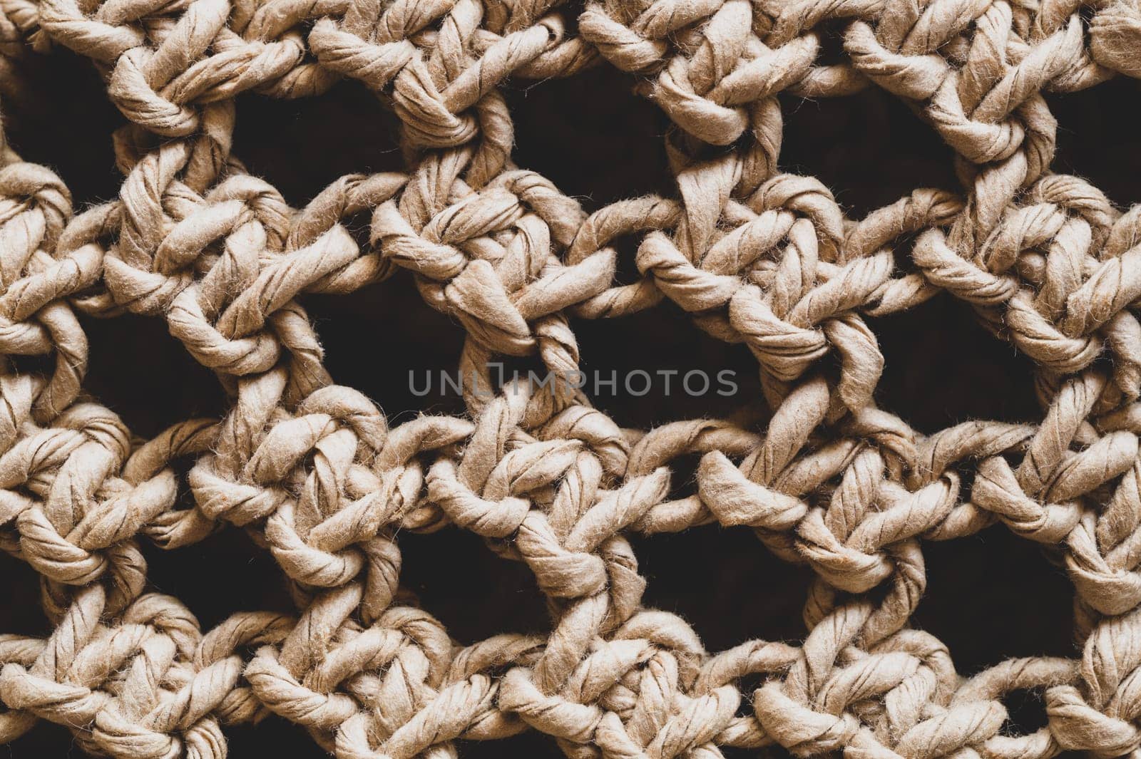 Wicker fibers macro. weaving close up. abstract braided background