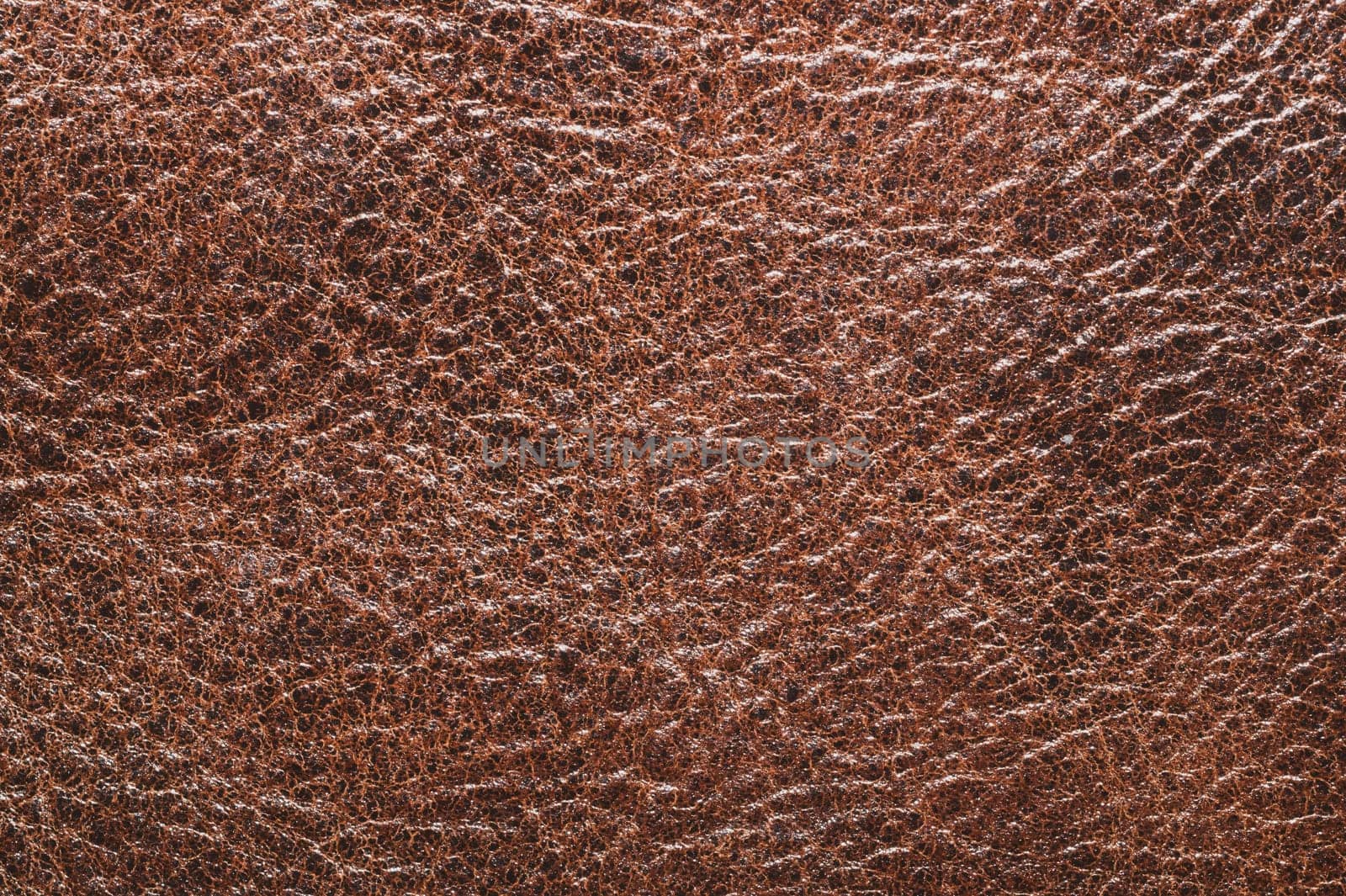 Brown leather texture background. rough material close up