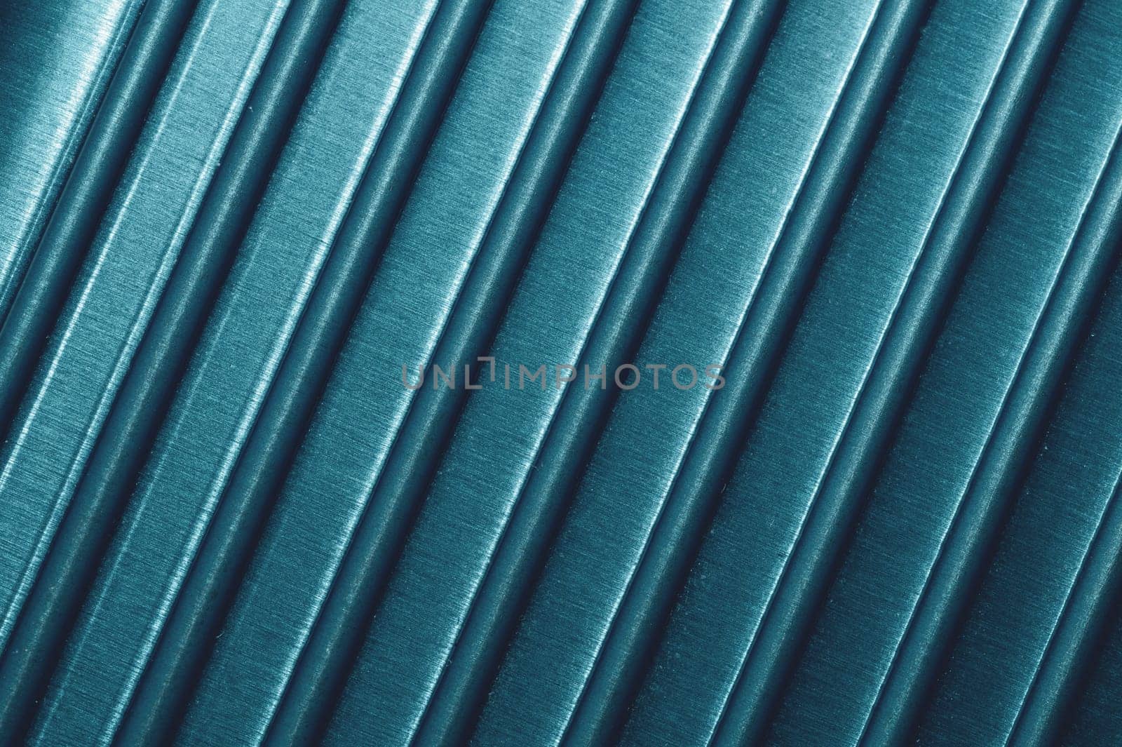 Striped surface with parallel lines. plastic background. colored metal plate texture