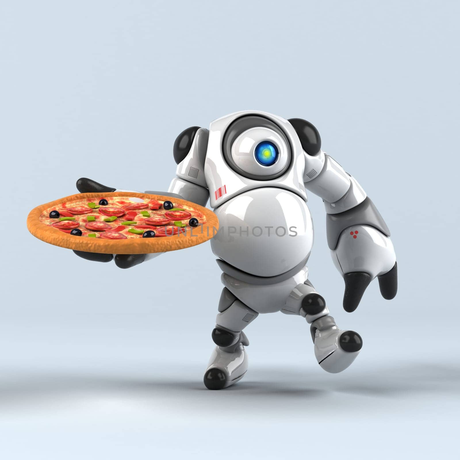 Big robot - 3D Illustration