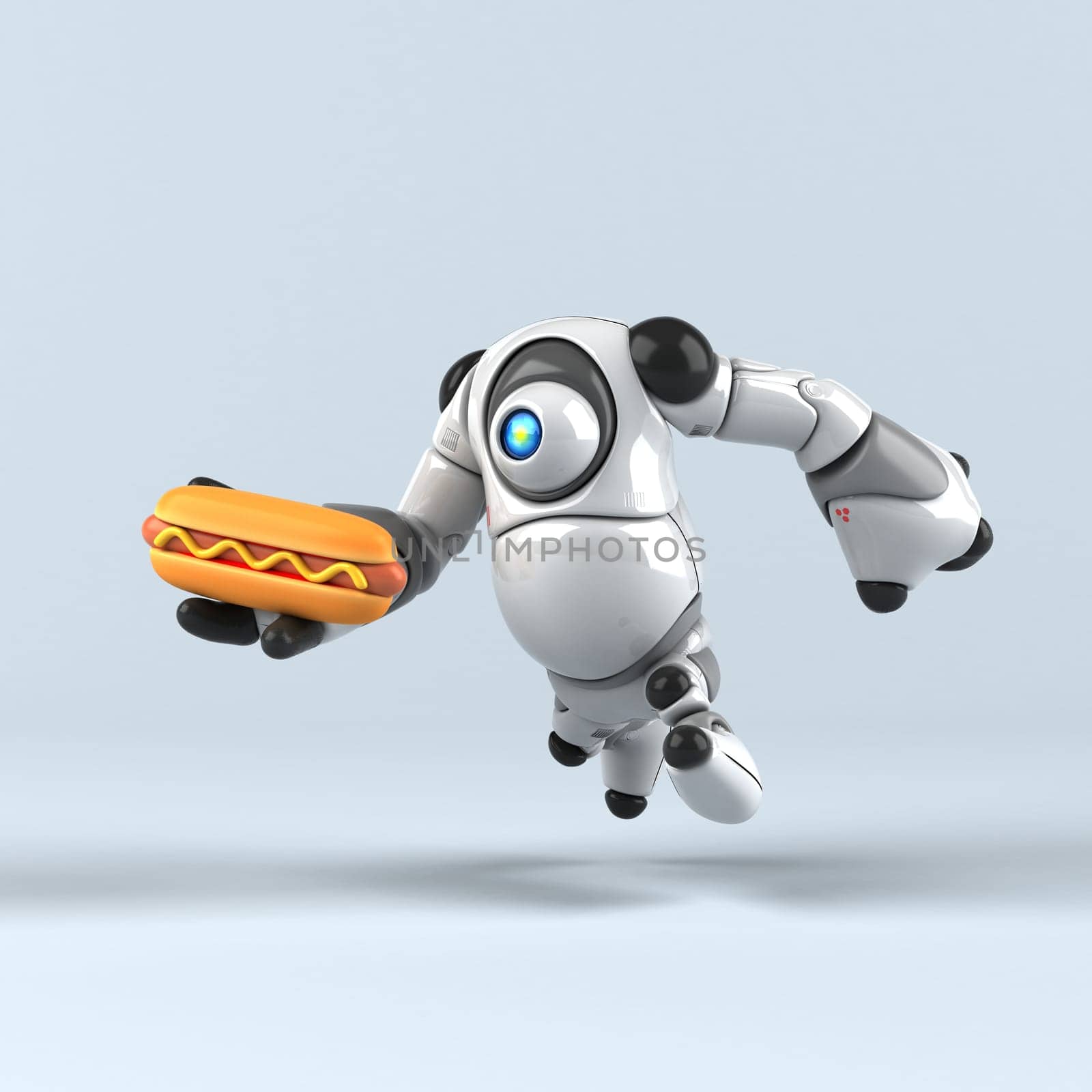 Big robot - 3D Illustration