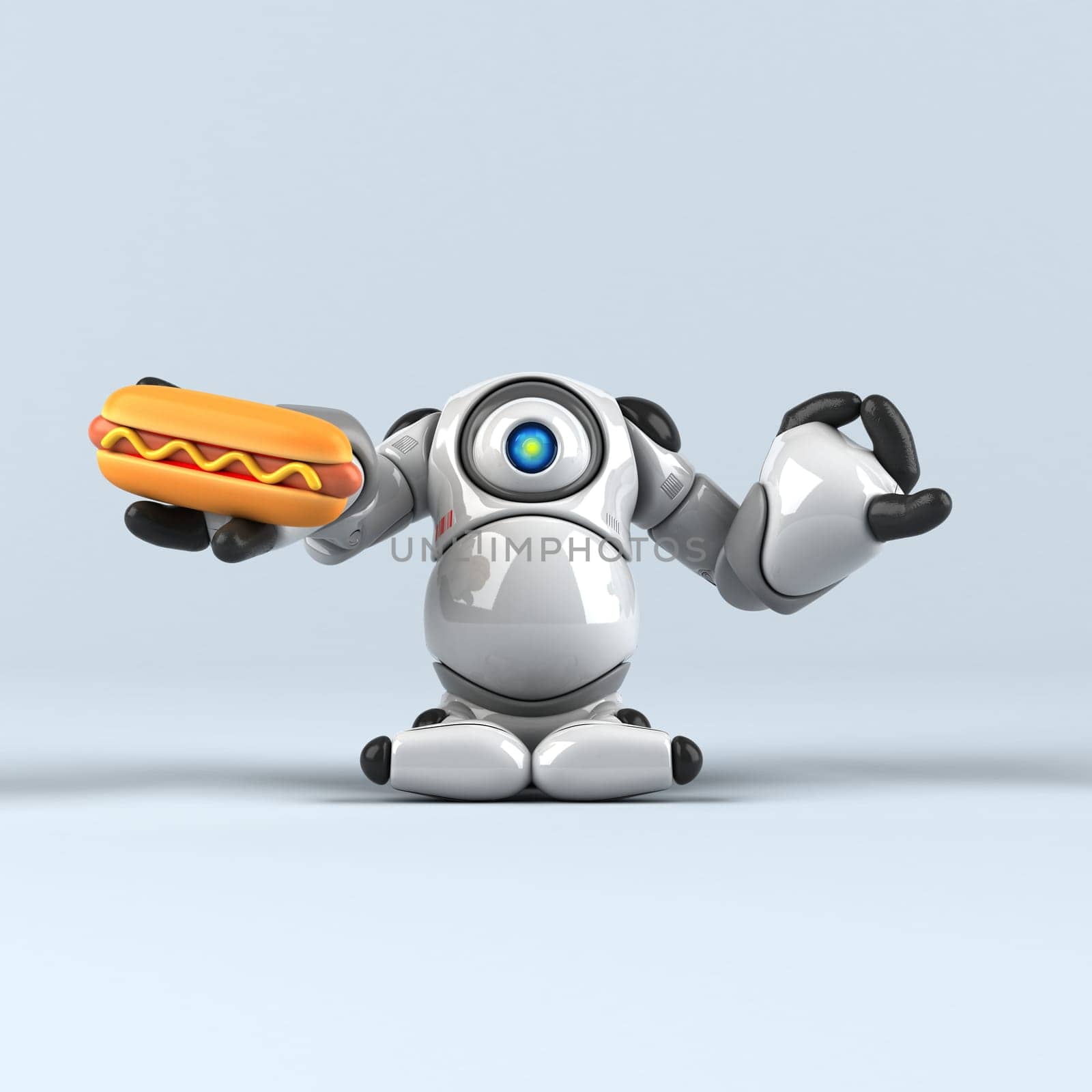 Big robot - 3D Illustration