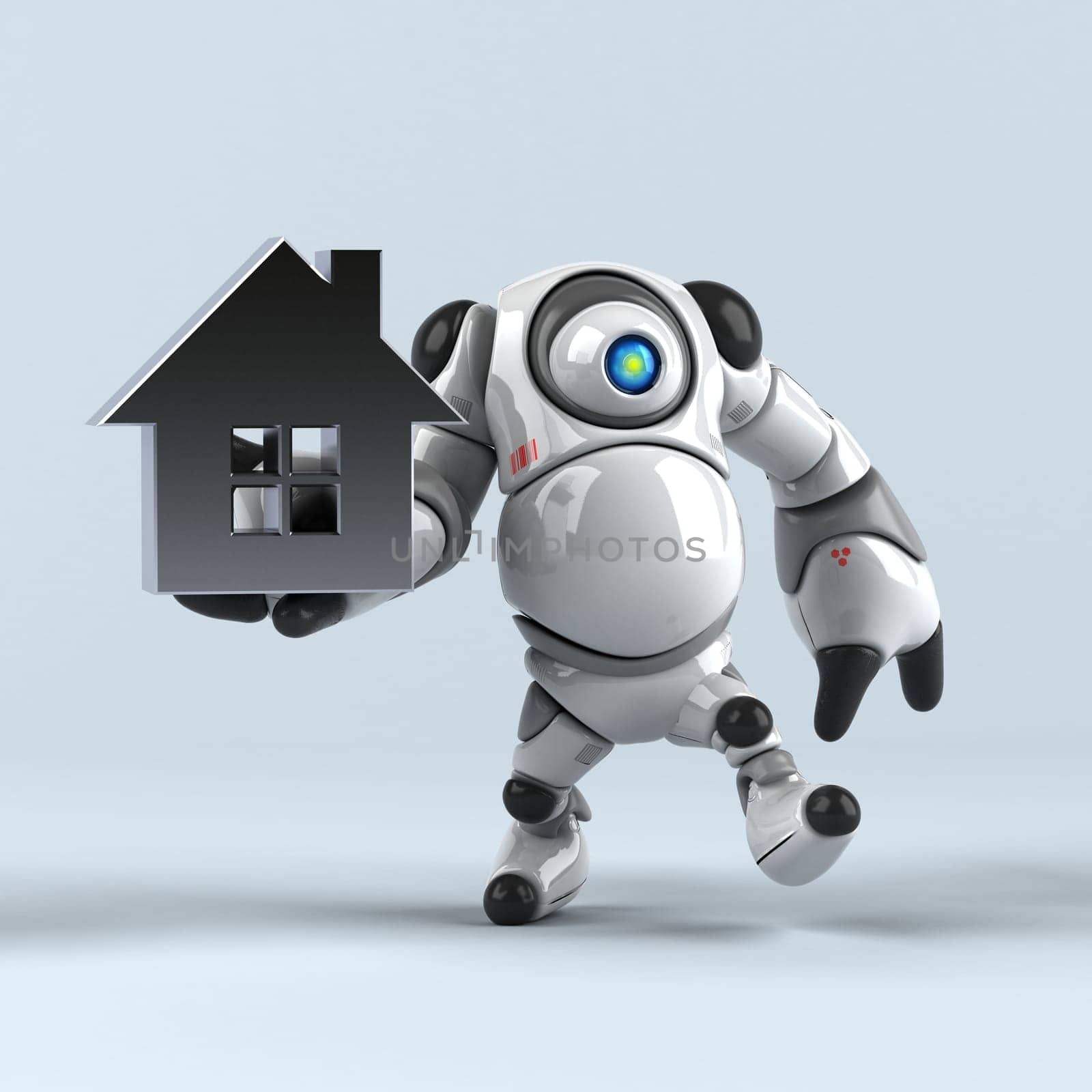 Big robot - 3D Illustration