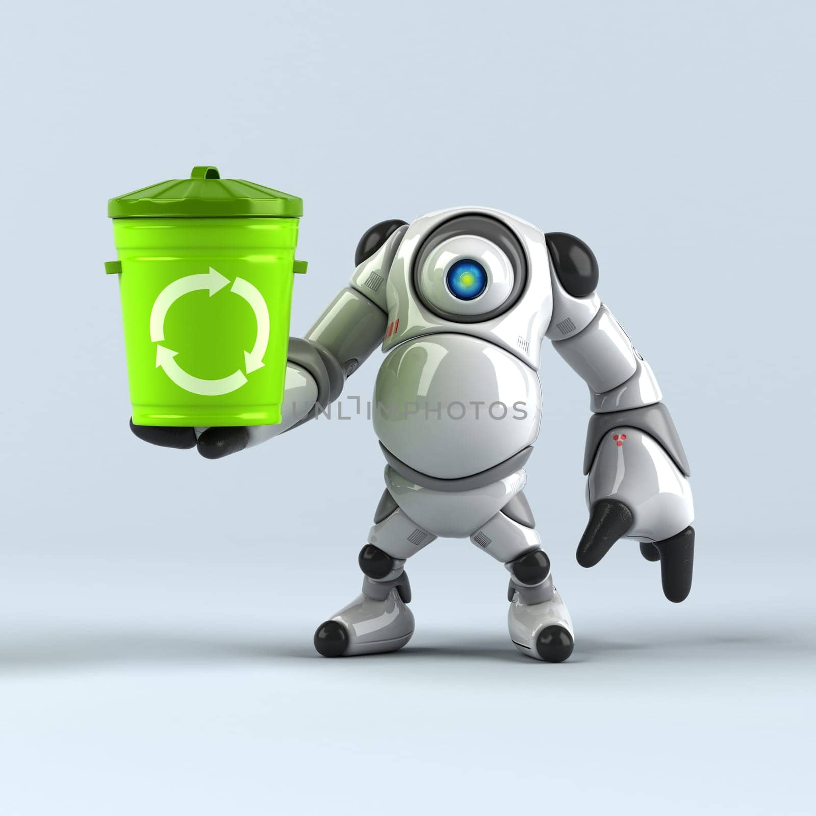 Big robot - 3D Illustration