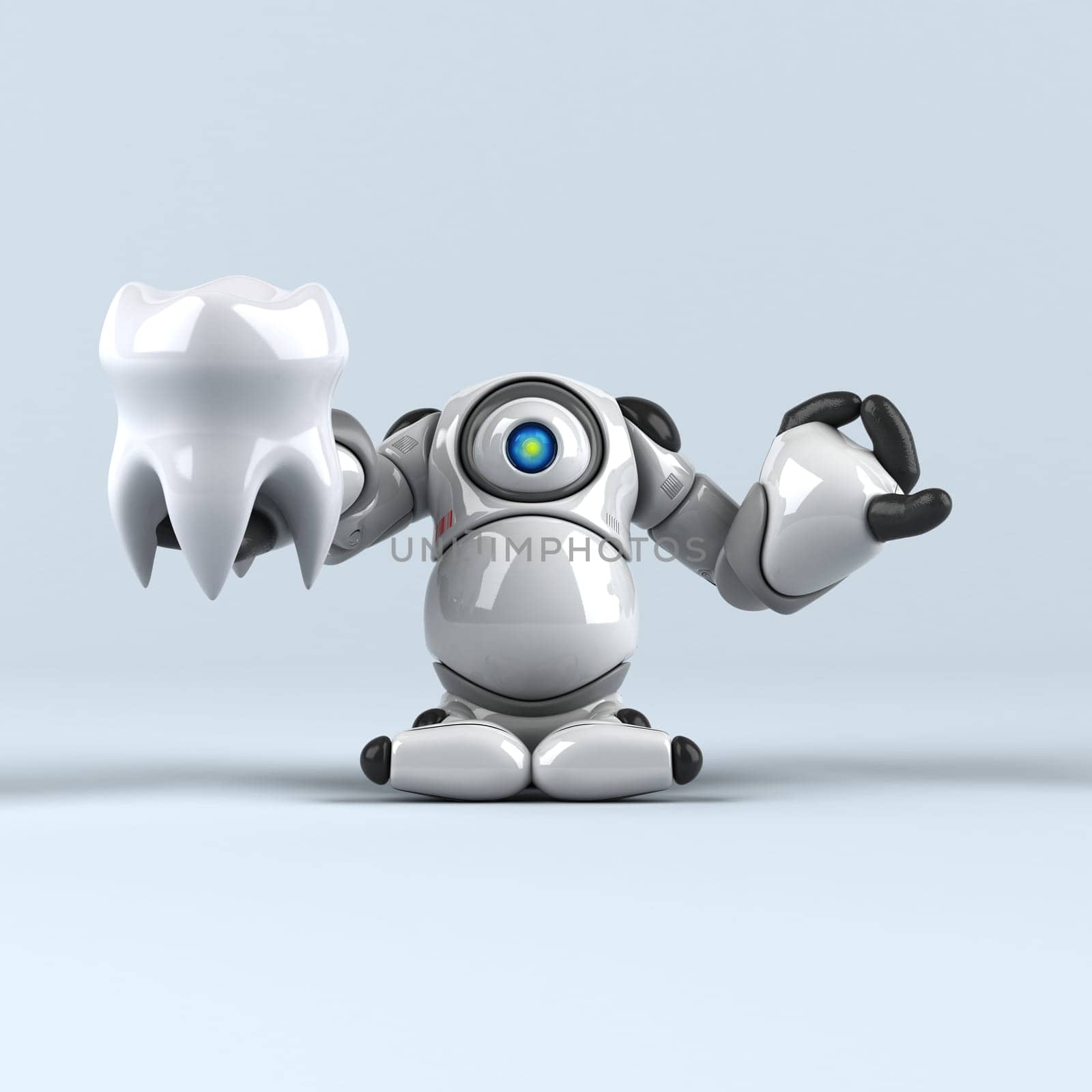 Big robot - 3D Illustration